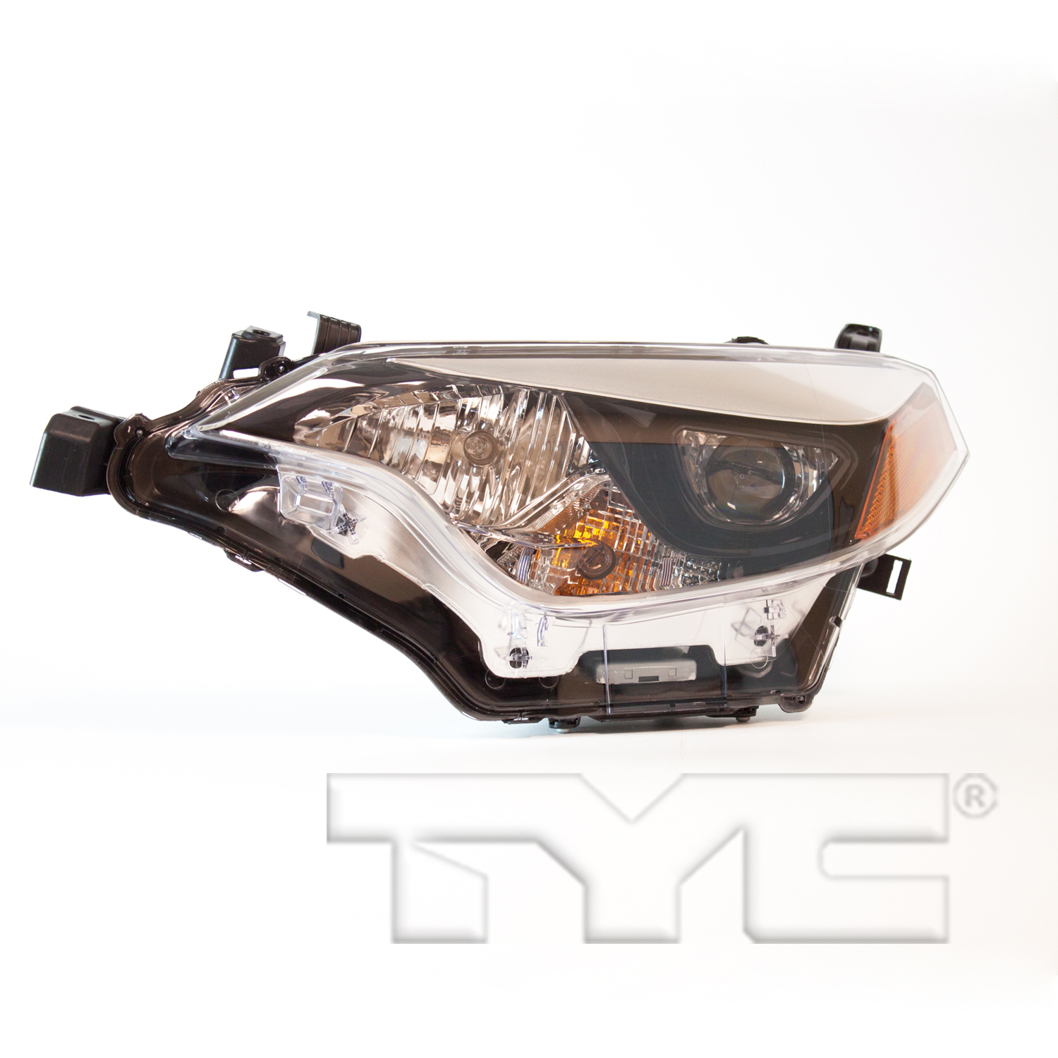 Left headlamp assembly composite used genuine OEM Toyota Corolla 2014-2016