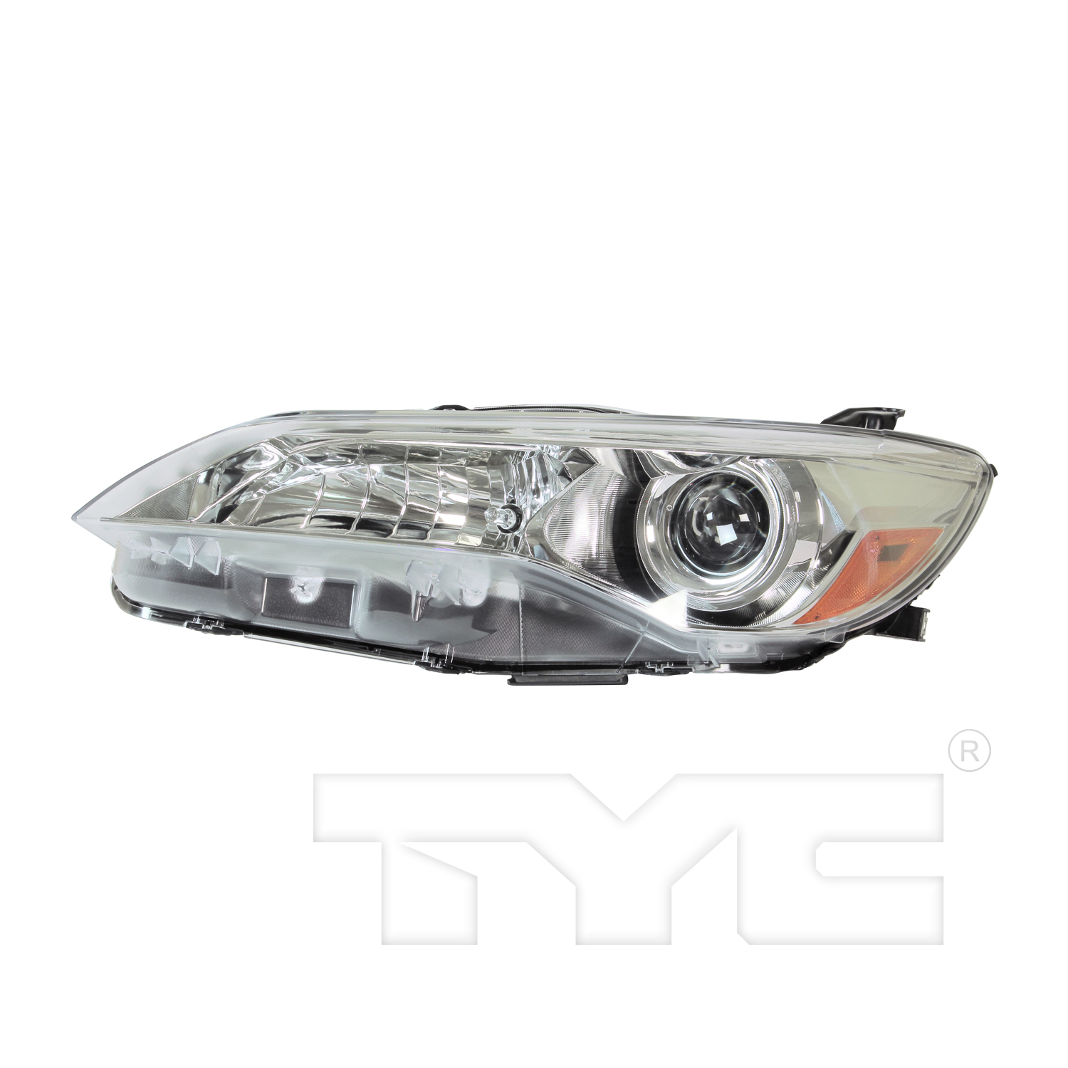 Left headlamp assembly composite new CAPA certified aftermarket Toyota Camry 2015-2017