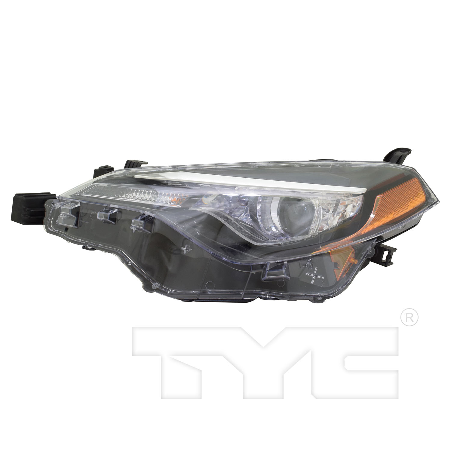 Left headlamp assembly composite used genuine OEM Toyota Corolla 2017-2019