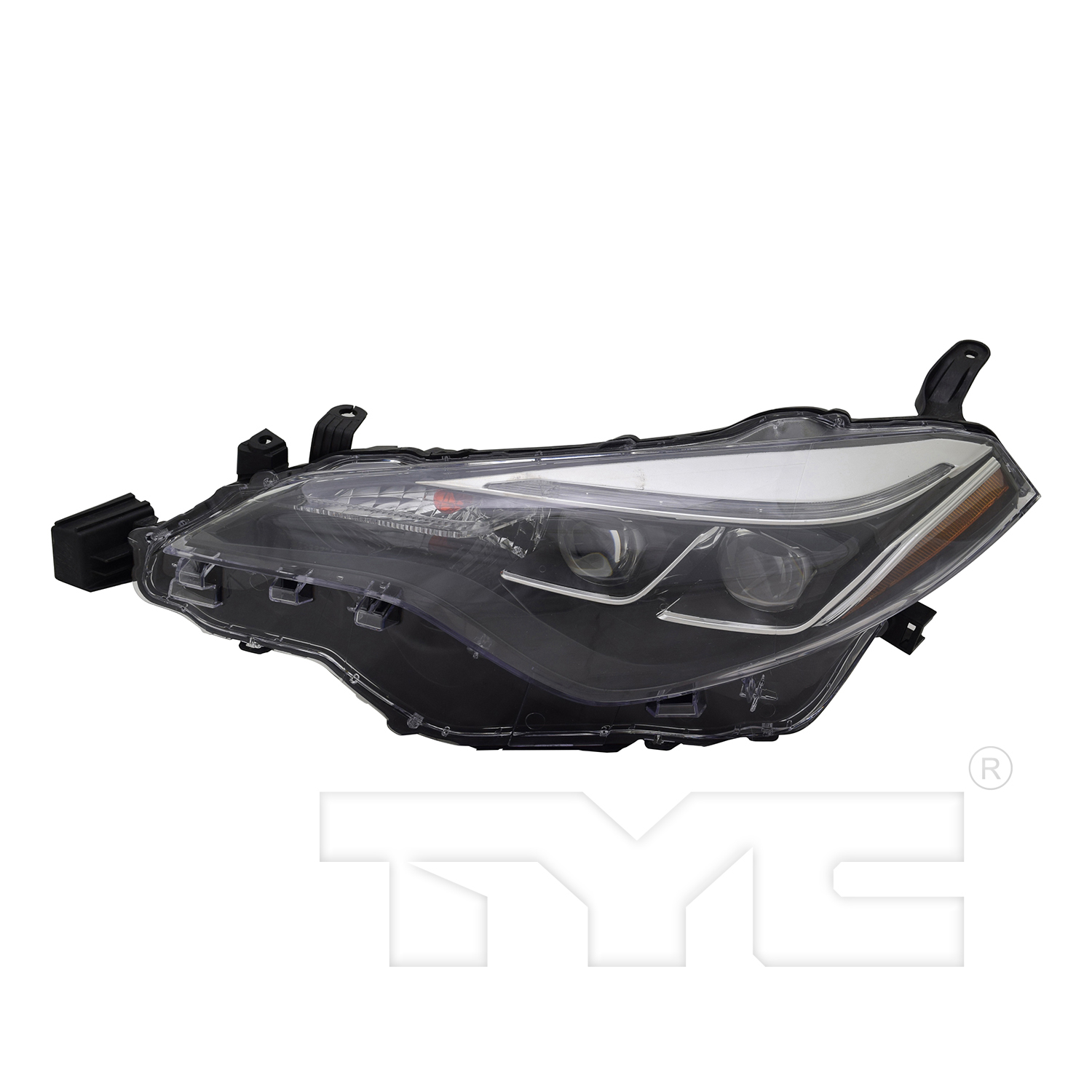 Left headlamp assembly composite used genuine OEM Toyota Corolla 2017-2019