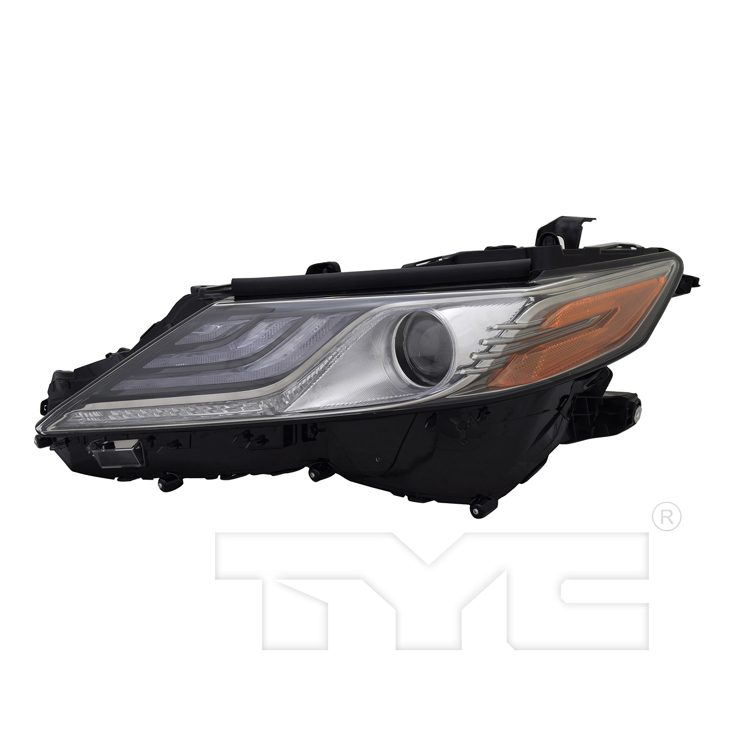 Left headlamp assembly composite new aftermarket replacement Toyota Camry 2018
