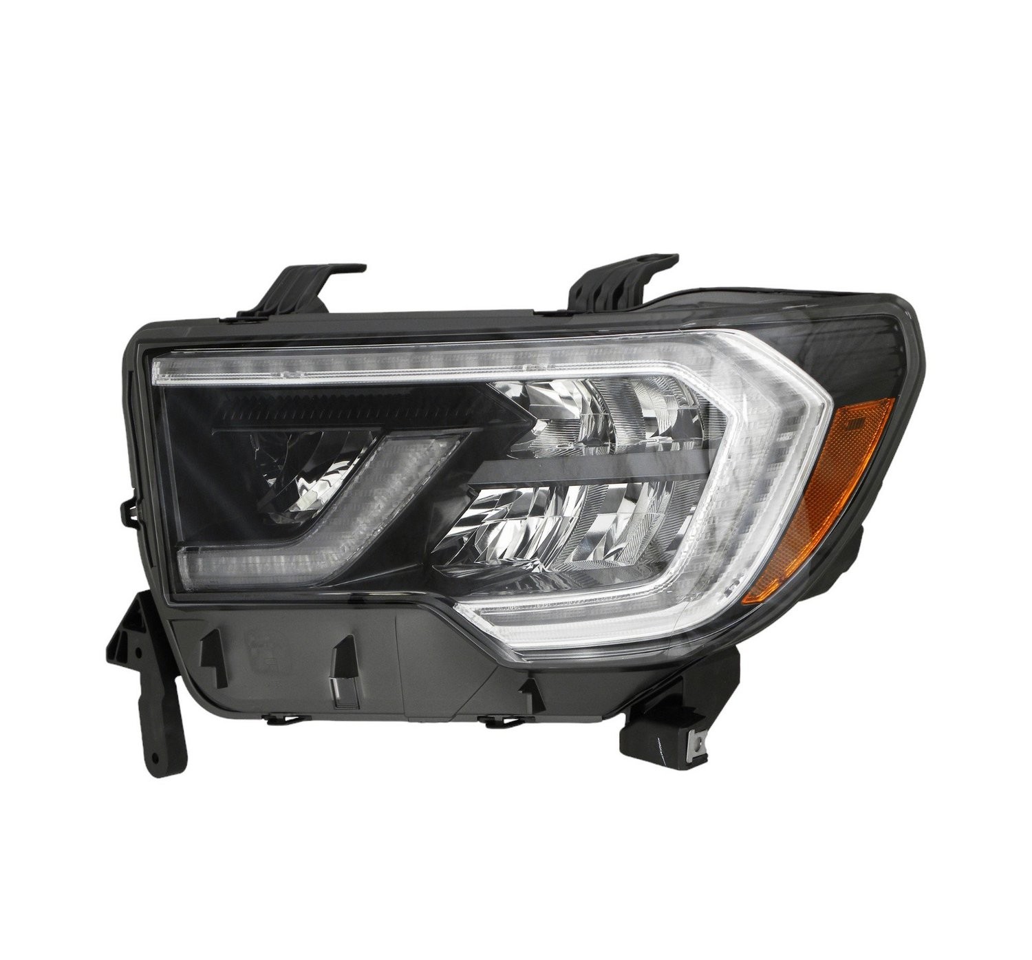 Left headlamp assembly composite new aftermarket replacement Toyota Sequoia 2018-2022