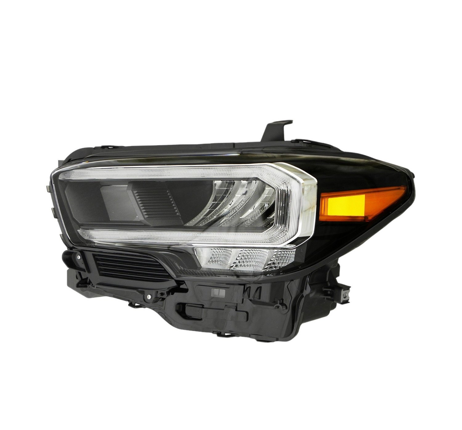 Left headlamp assembly composite new CAPA certified aftermarket Toyota Tacoma 2020-2023