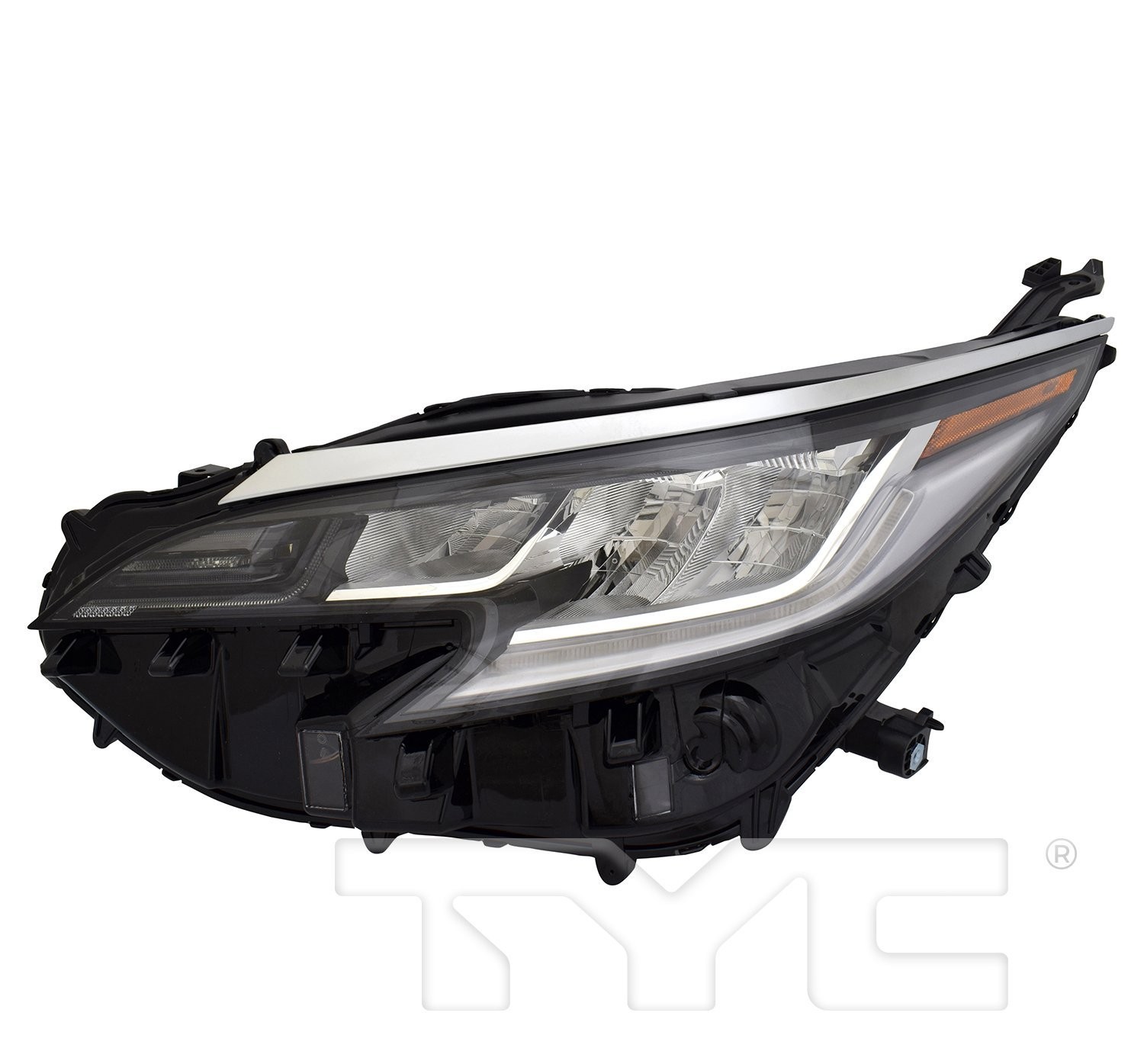 Left headlamp assembly composite new CAPA certified aftermarket Toyota Sienna 2021-2025