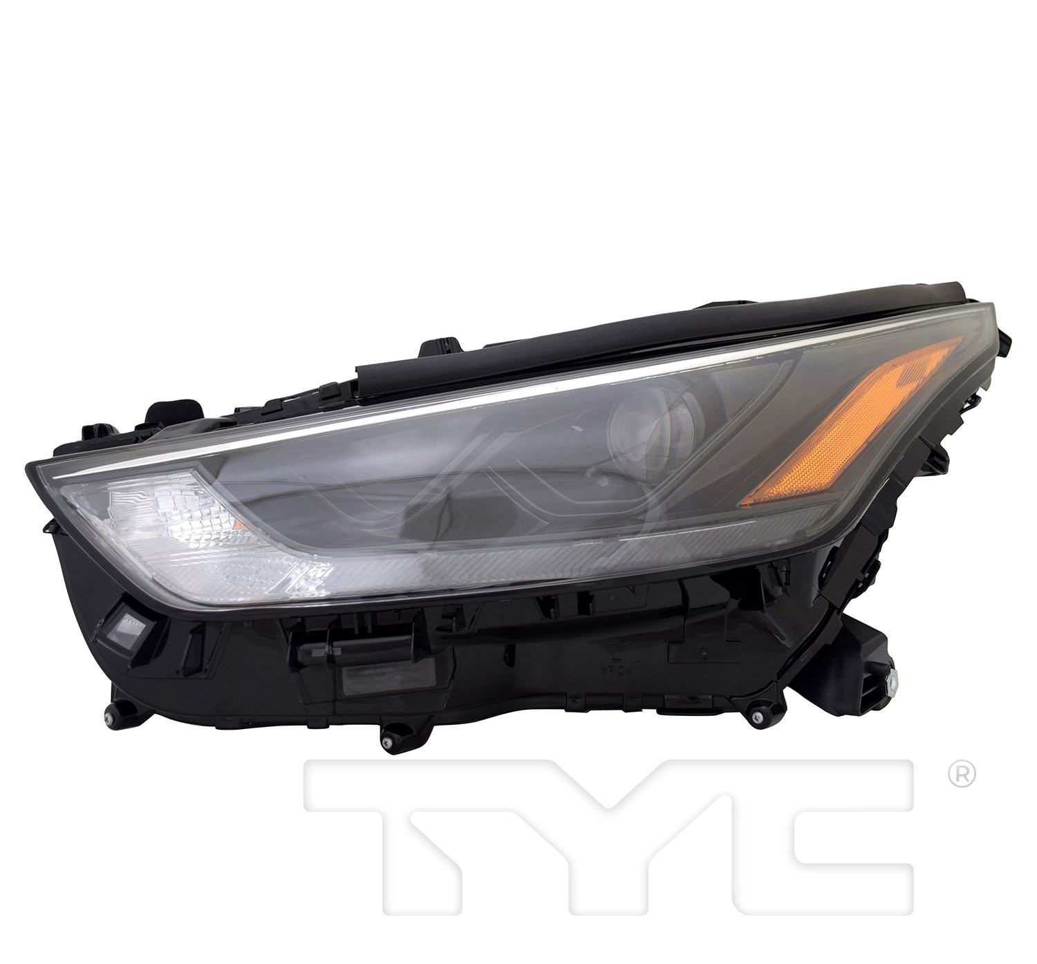 Left headlamp assembly composite new aftermarket replacement Toyota Highlander 2022-2025