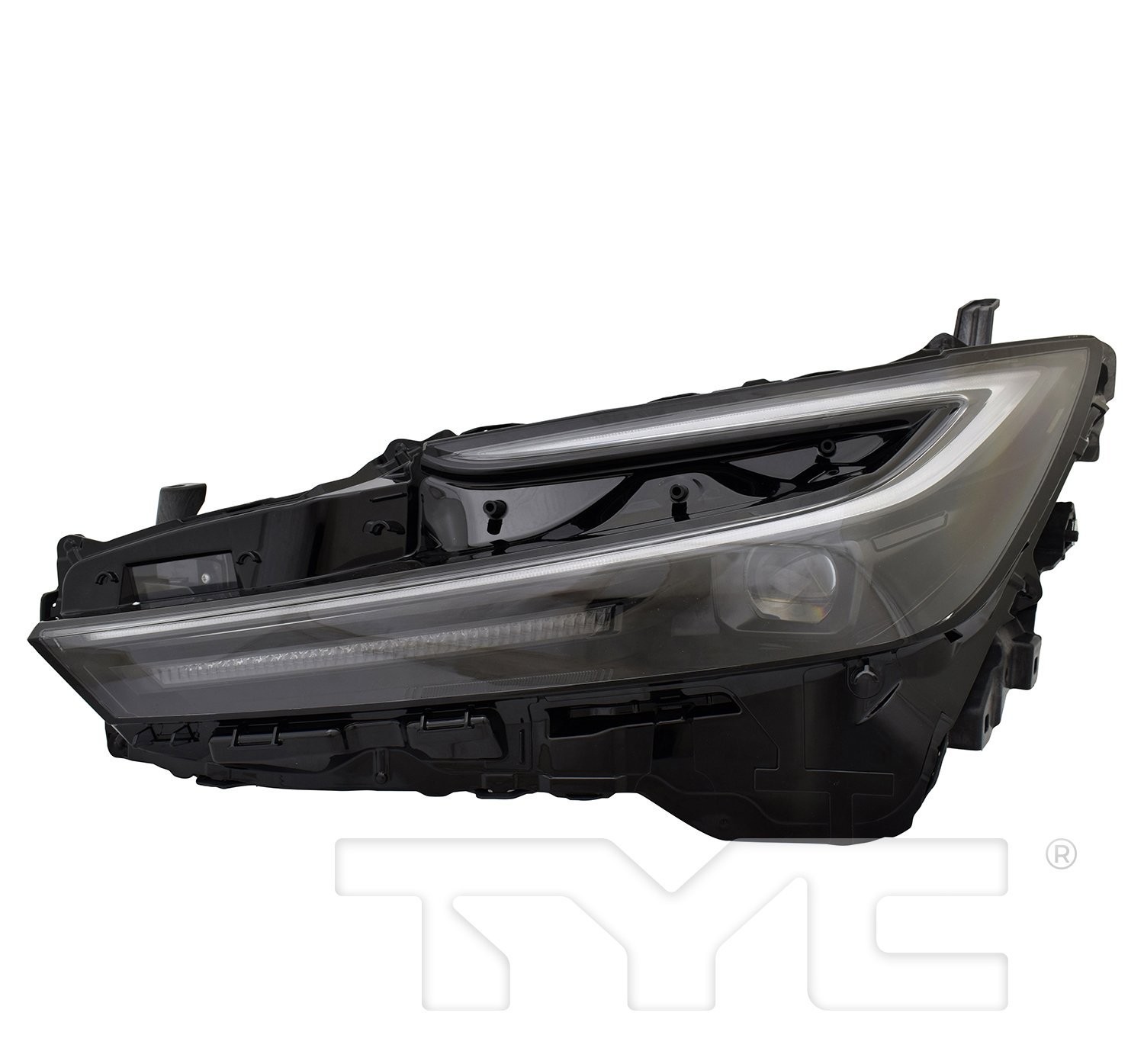 Left headlamp assembly composite new aftermarket replacement Toyota Prius 2023-2025