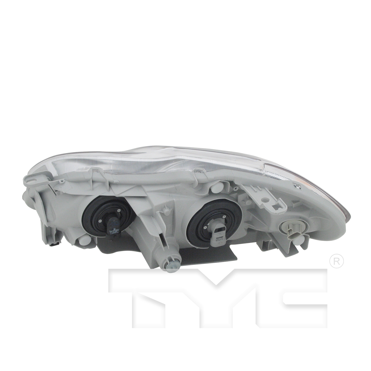 Right headlamp assembly composite new aftermarket replacement Toyota Corolla 2003-2004