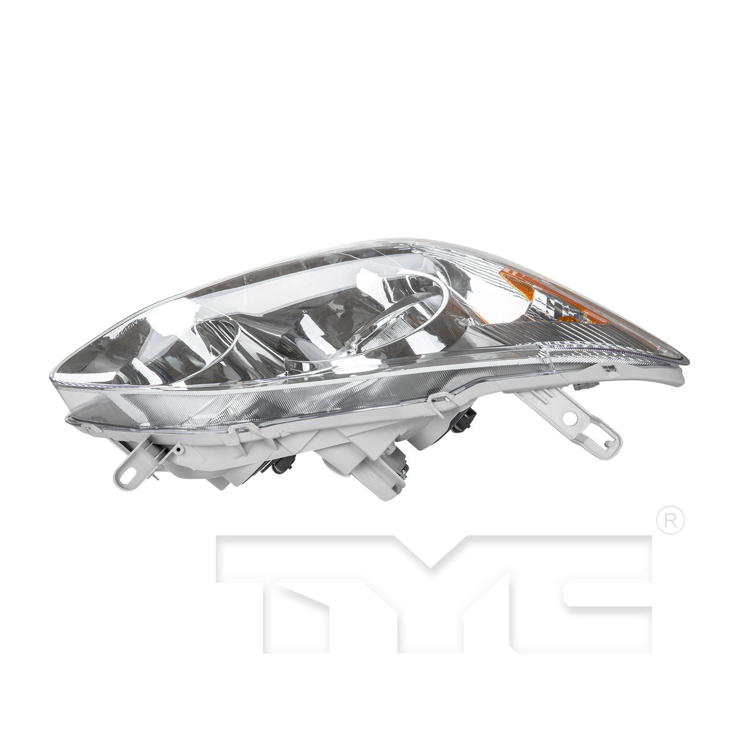 Right headlamp assembly composite new aftermarket replacement Toyota Corolla 2003-2004