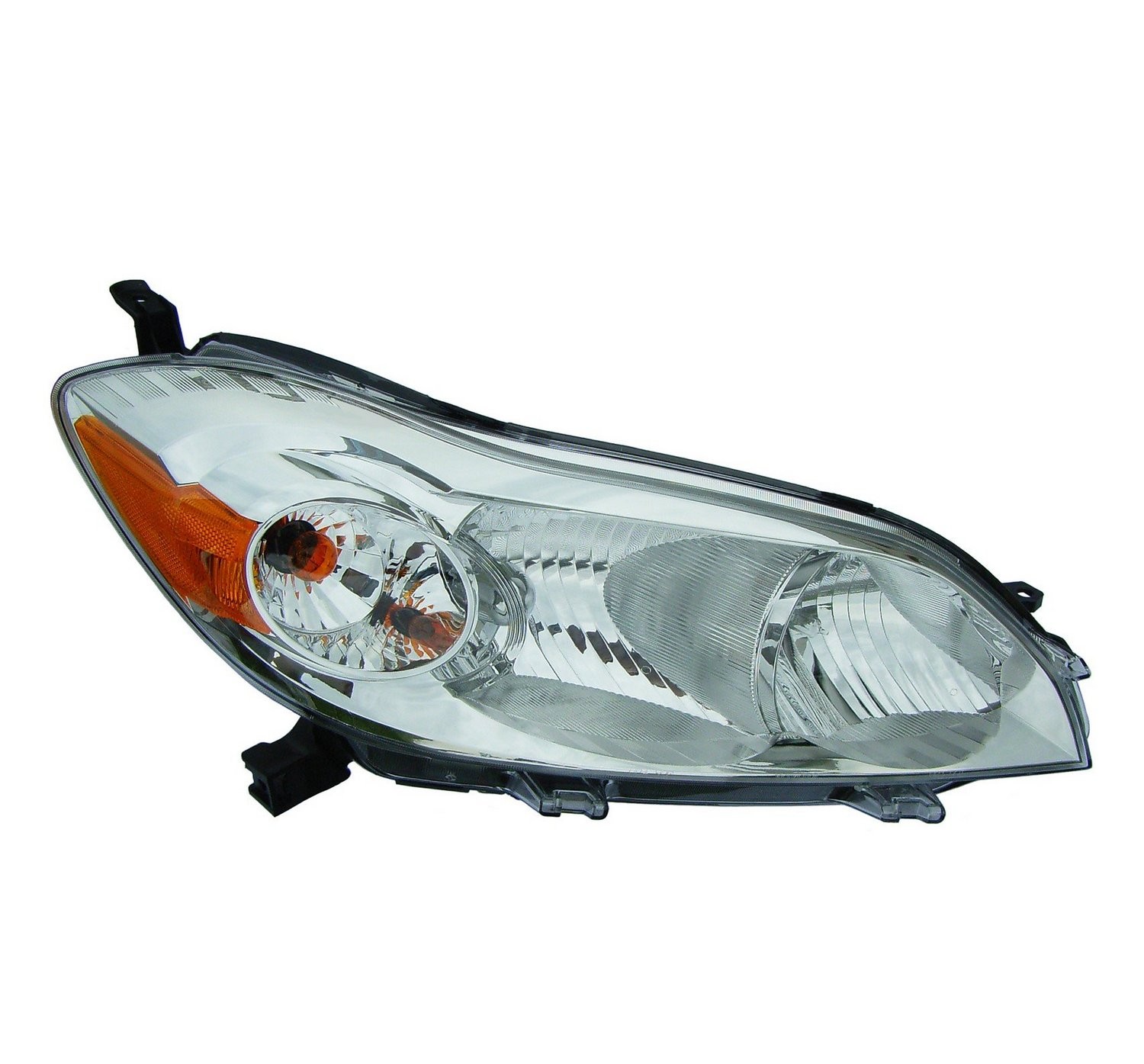 Right headlamp assembly composite new aftermarket replacement Toyota Matrix 2009-2014