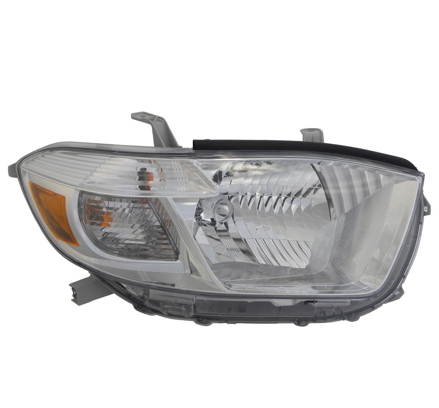 Right headlamp assembly composite new aftermarket replacement Toyota Highlander 2010