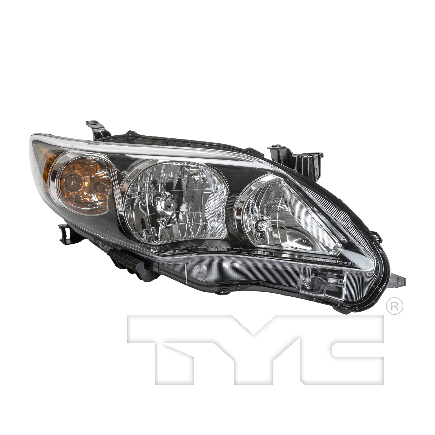 Faro derecho nuevo aftermarket certificado CAPA Toyota Corolla 2011-2013