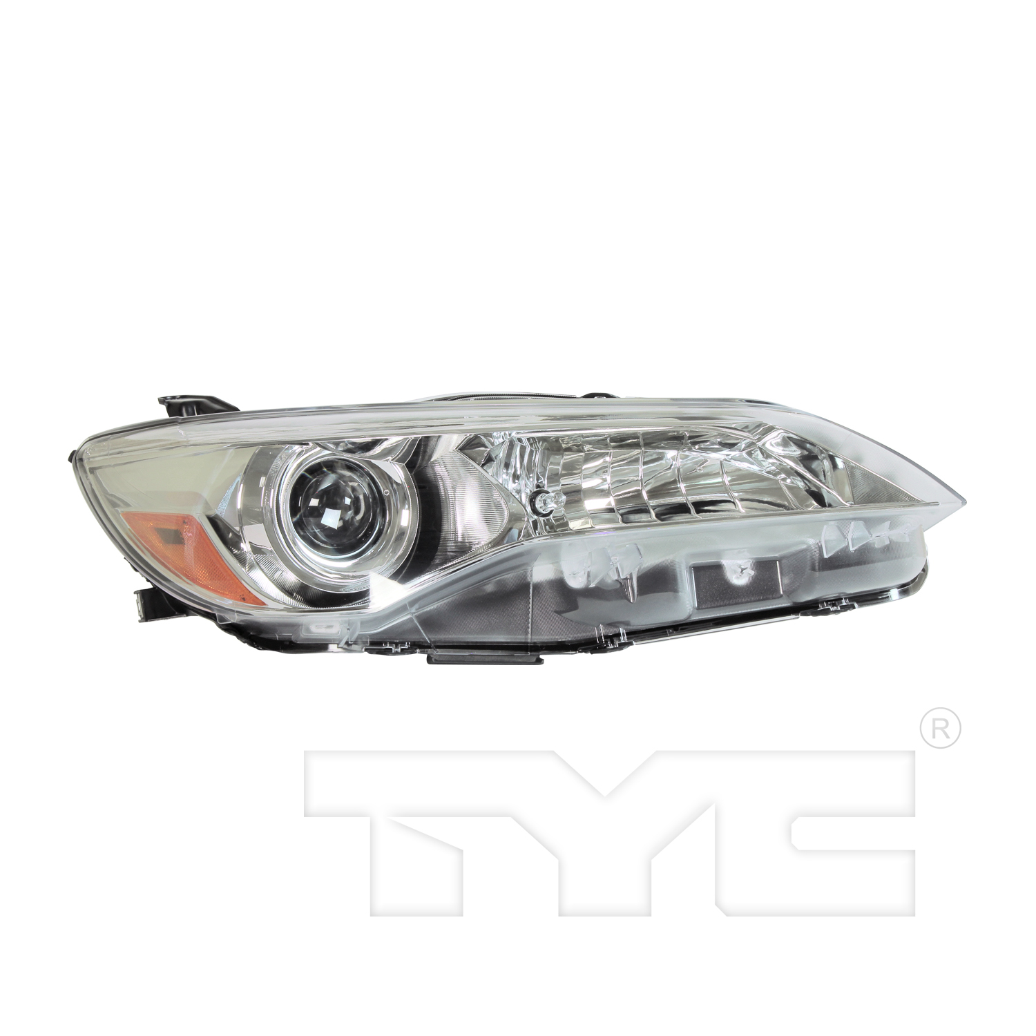 Right headlamp assembly composite new aftermarket replacement Toyota Camry 2015-2017