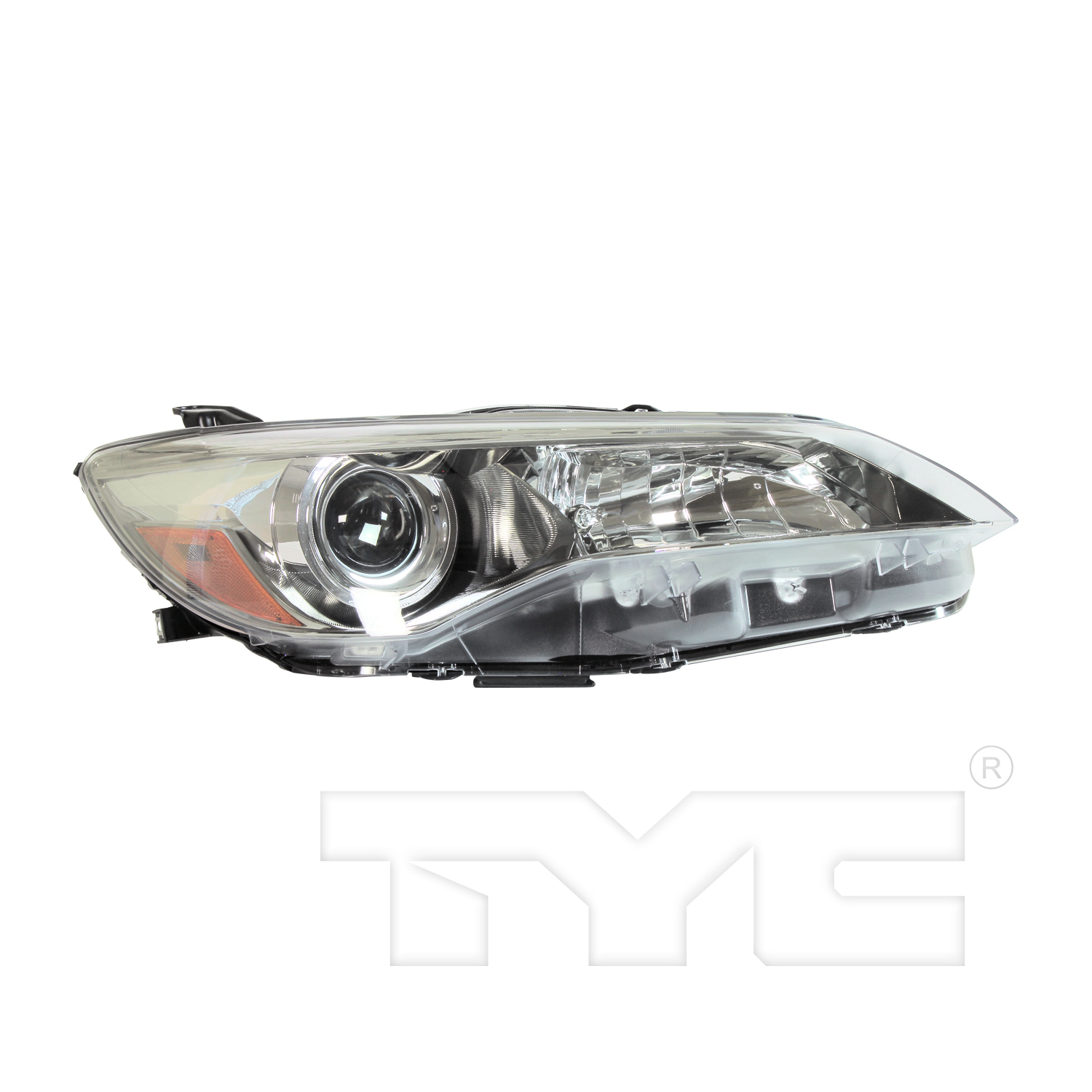 Right headlamp assembly composite new CAPA certified aftermarket Toyota Camry 2015-2017