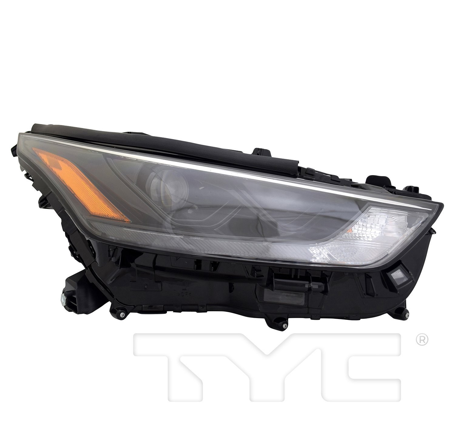 Right headlamp assembly composite new aftermarket replacement Toyota Highlander 2022-2025