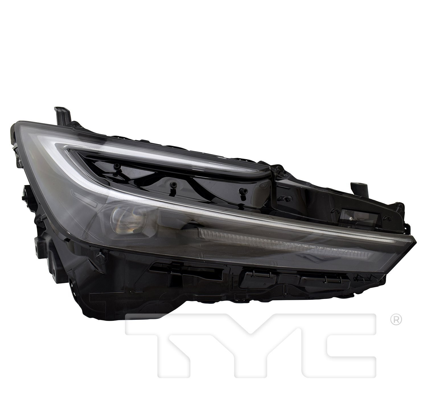 Right headlamp assembly composite new aftermarket replacement Toyota Prius 2023-2025