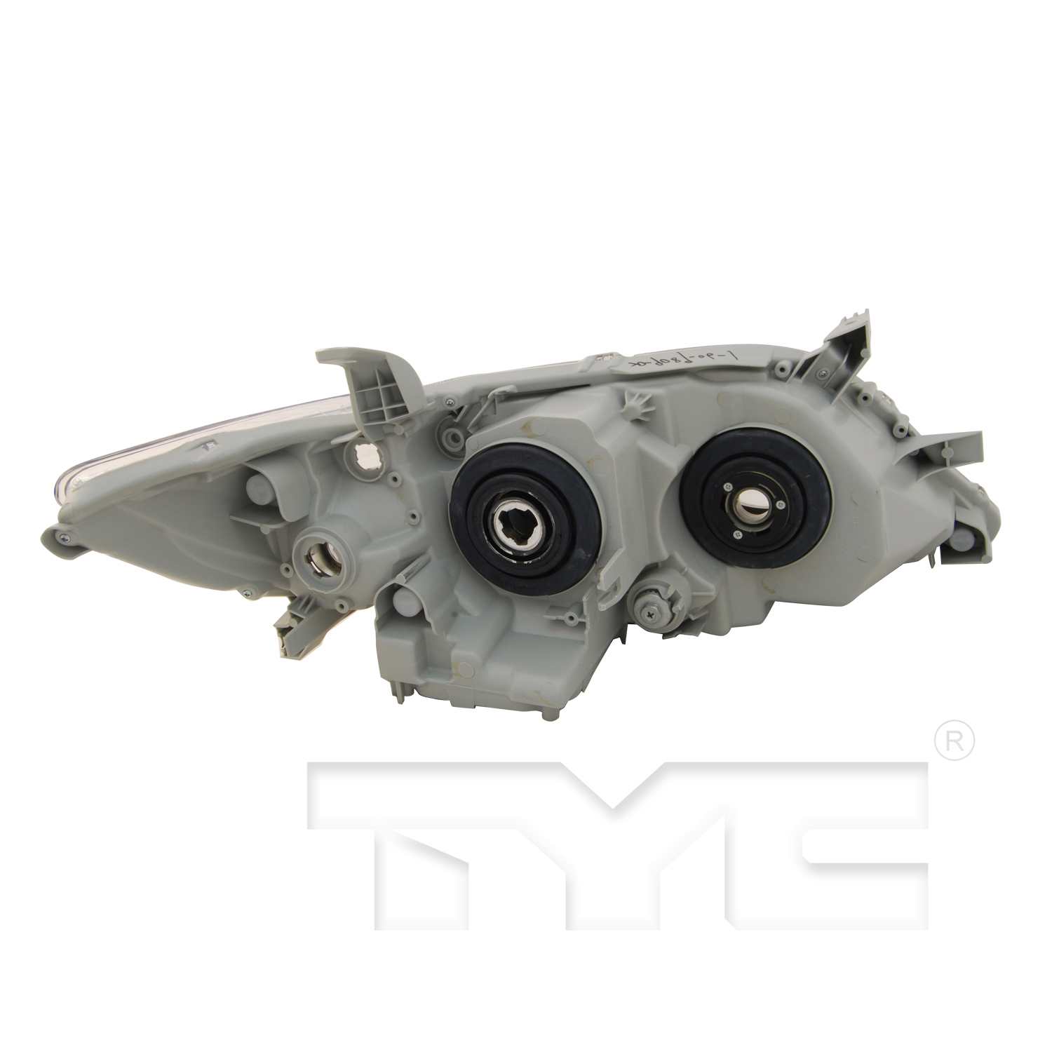 Left headlamp lens/housing new aftermarket replacement Toyota Camry 2010-2011
