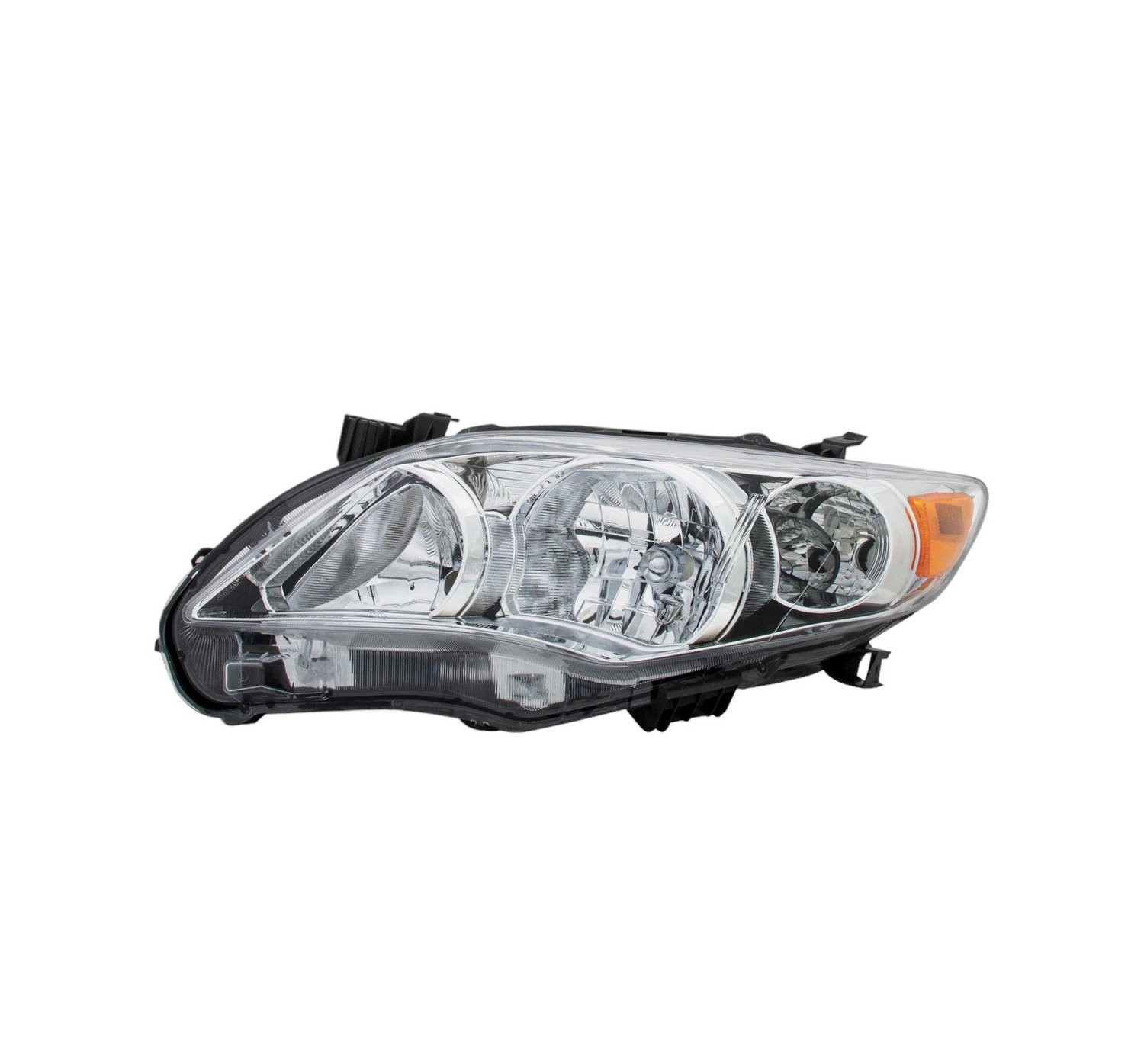 Left headlamp lens/housing new aftermarket replacement Toyota Corolla 2011-2013