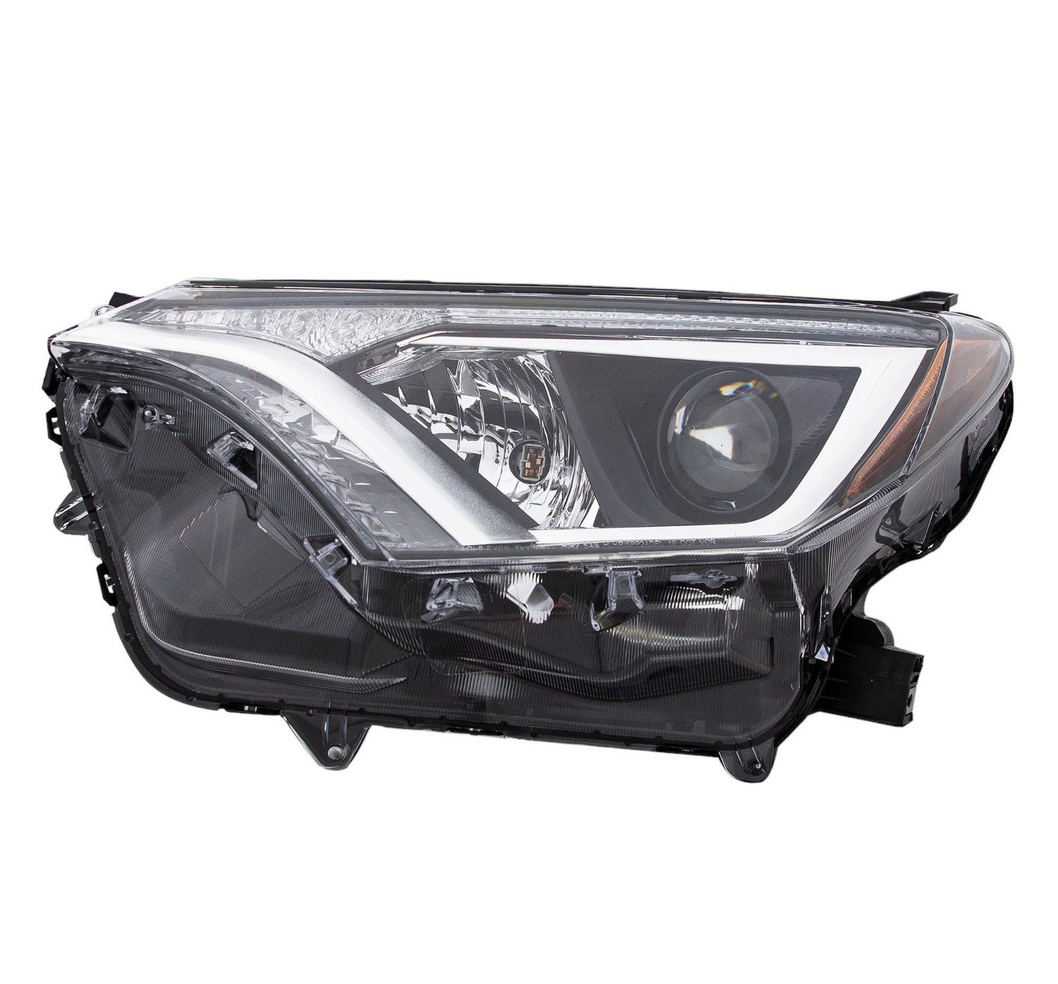 Left headlamp lens/housing new aftermarket replacement Toyota RAV4 2016-2018