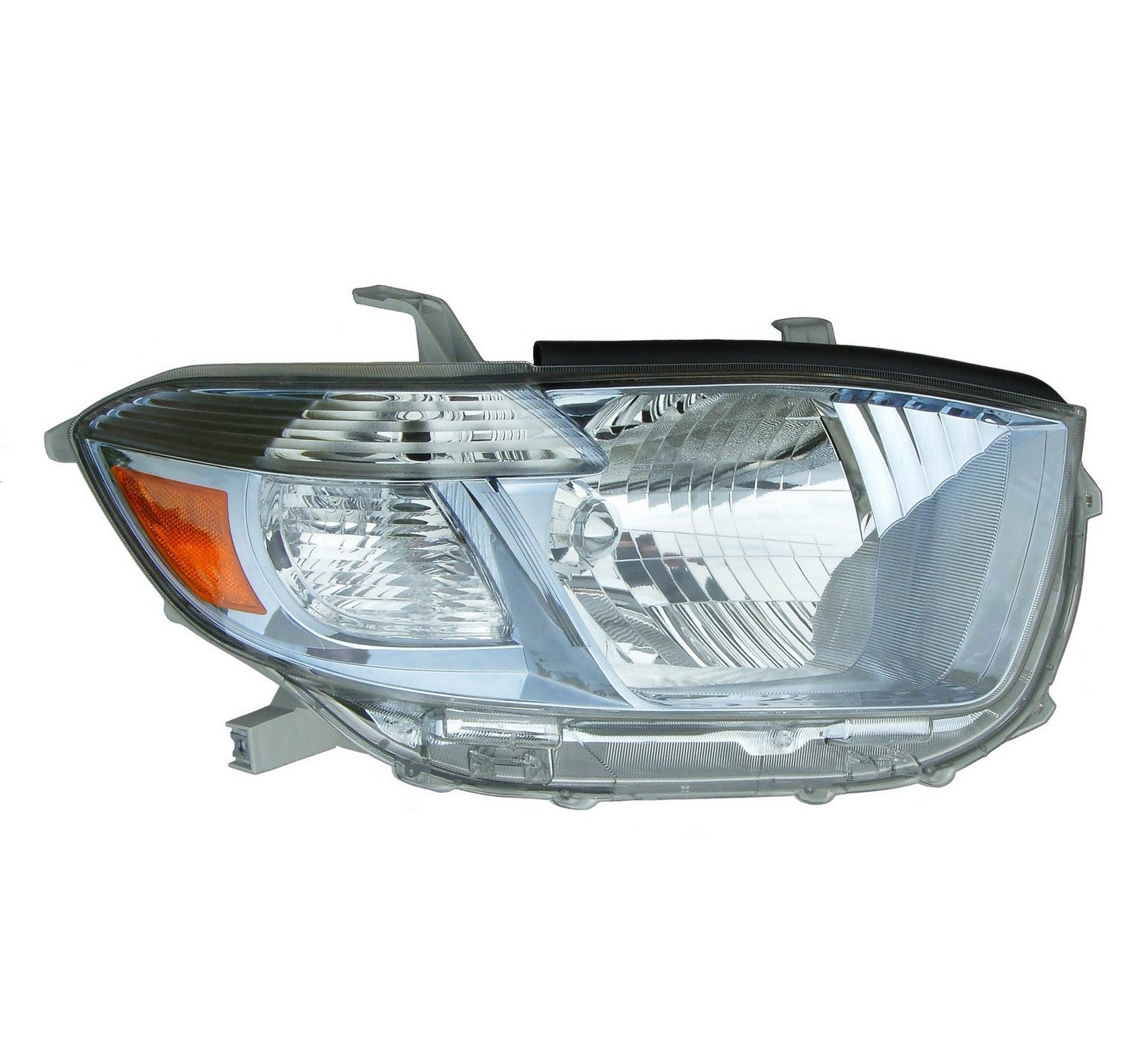Right headlamp lens/housing new CAPA certified aftermarket Toyota Highlander 2008-2010