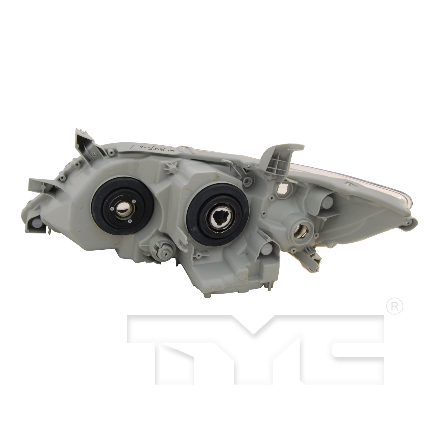 Right headlamp lens/housing new aftermarket replacement Toyota Camry 2010-2011
