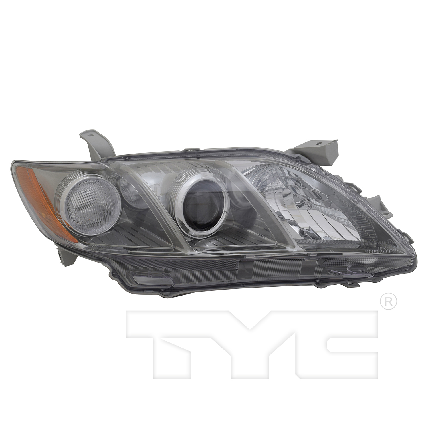 Right headlamp lens/housing new CAPA certified aftermarket Toyota Camry 2007-2009