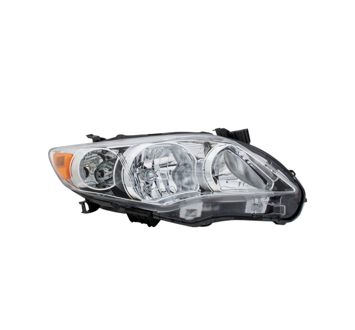 Right headlamp lens/housing new aftermarket replacement Toyota Corolla 2011-2013