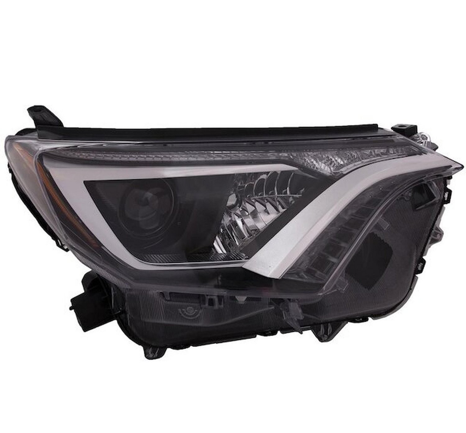 Right headlamp lens/housing new aftermarket replacement Toyota RAV4 2016-2018
