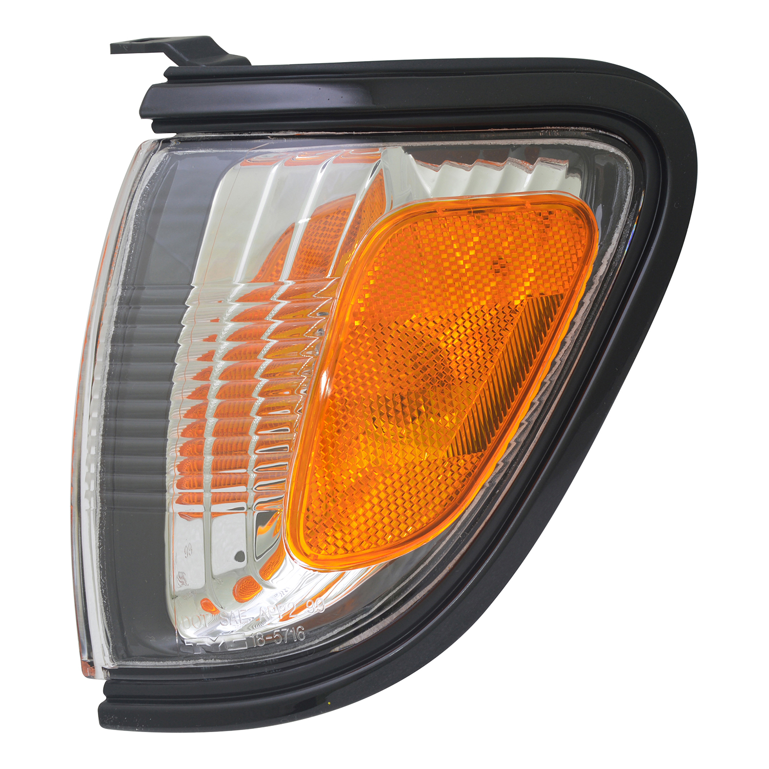 Left parklamp assembly new aftermarket replacement Toyota Tacoma 2001-2004