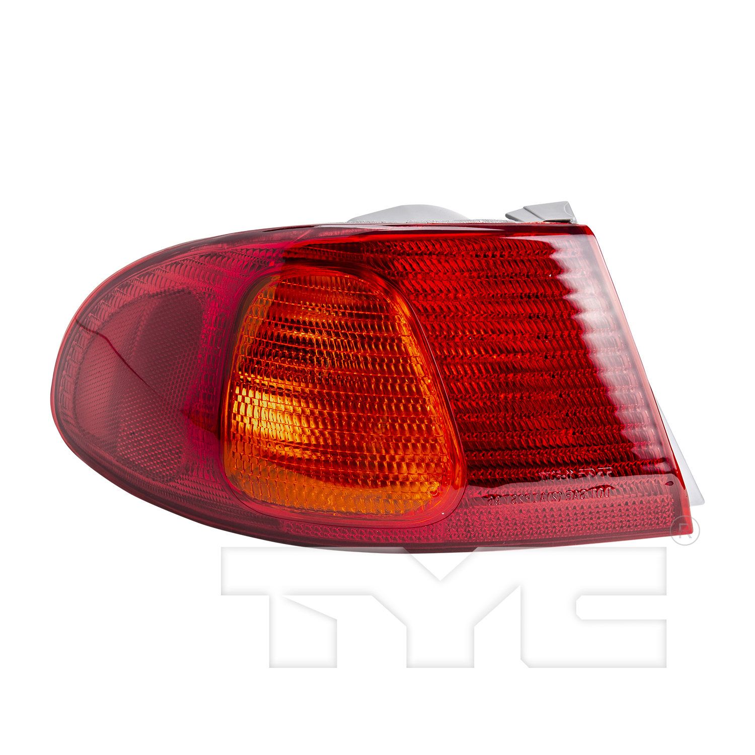 Left taillamp assembly new aftermarket replacement Toyota Corolla 1998-2002