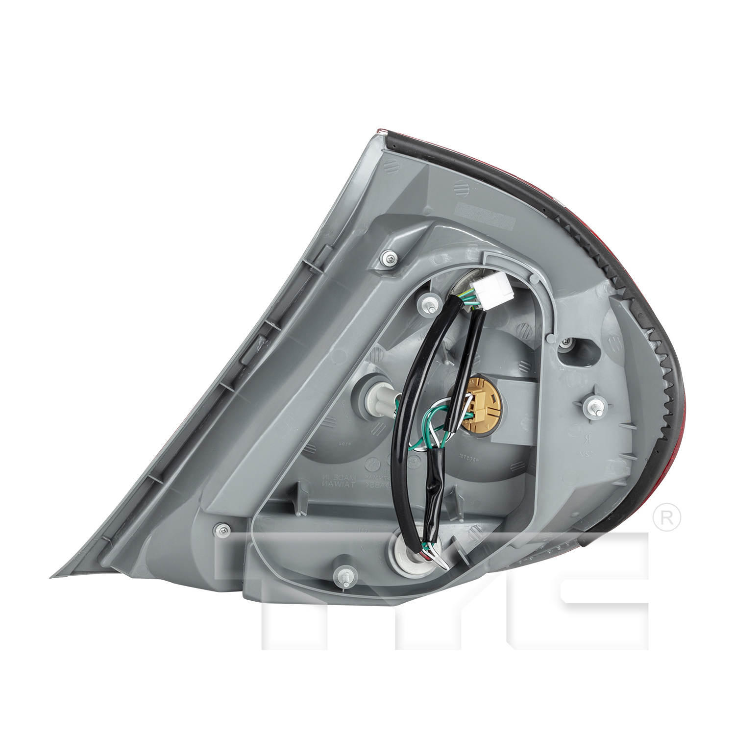 Left taillamp assembly new CAPA certified aftermarket Toyota Camry 2005-2006