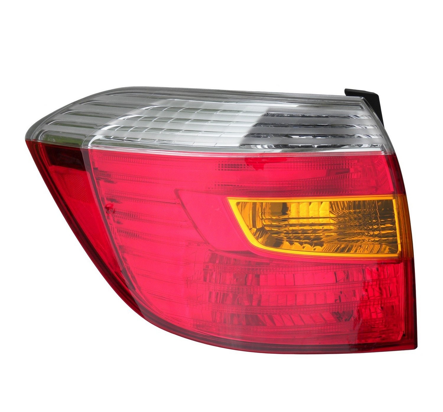 Left taillamp assembly new aftermarket replacement Toyota Highlander 2008-2010