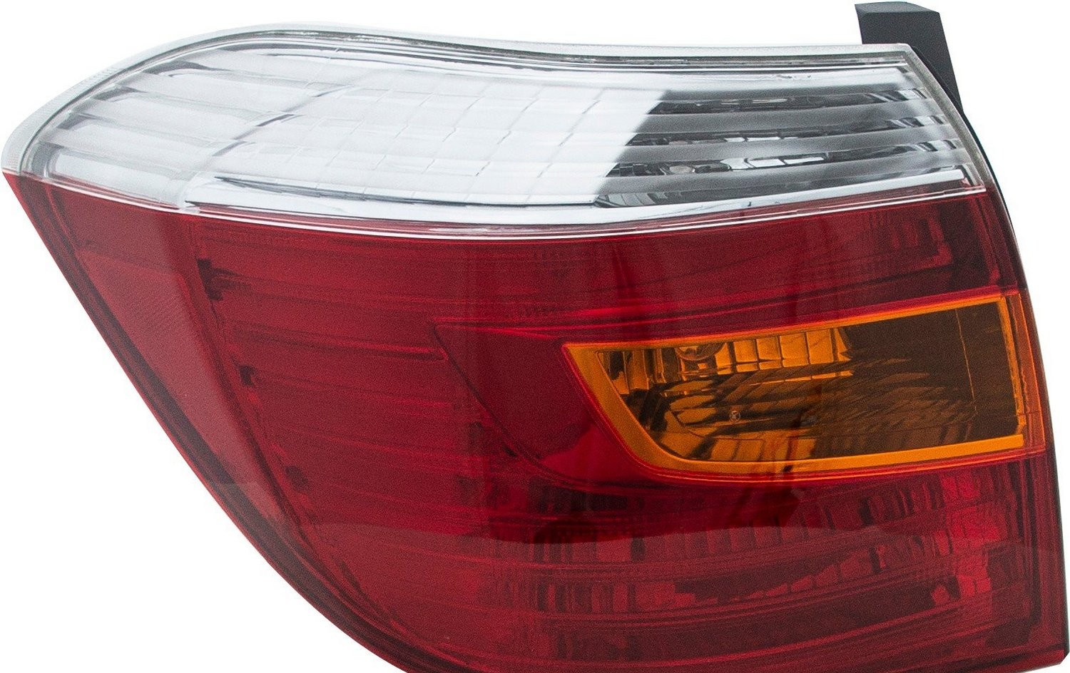 Left taillamp assembly new aftermarket replacement Toyota Highlander 2008-2010