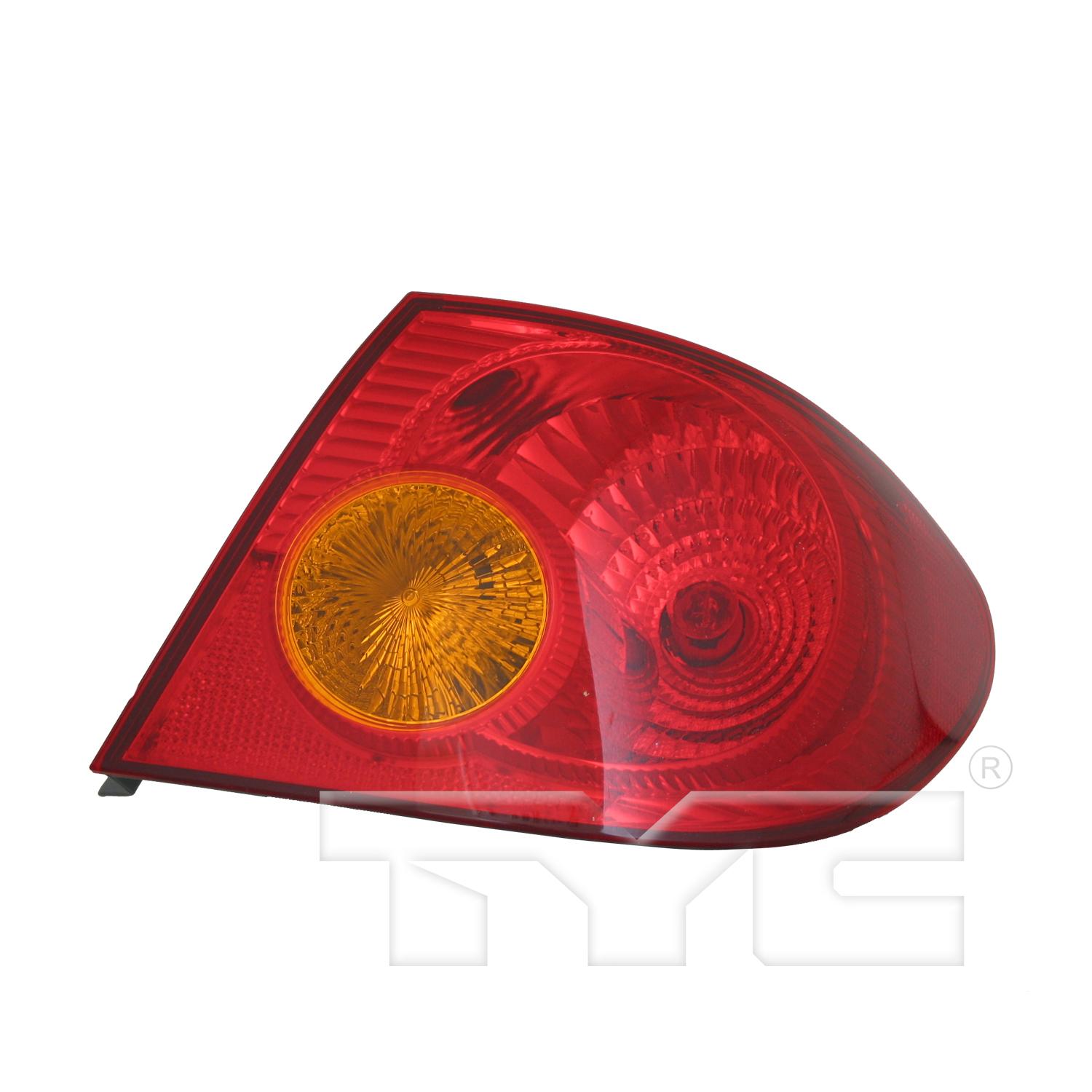 Right taillamp assembly new CAPA certified aftermarket Toyota Corolla 2003-2004
