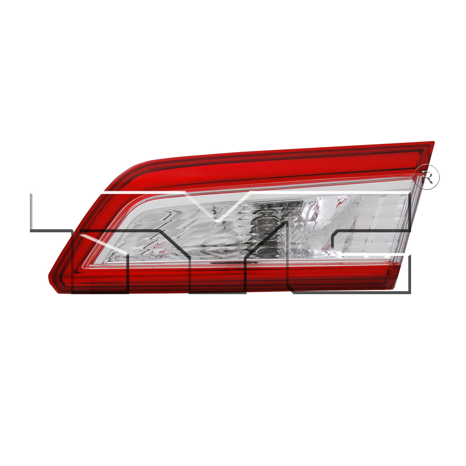 Left taillamp assembly inner new aftermarket replacement Toyota Camry 2012-2014
