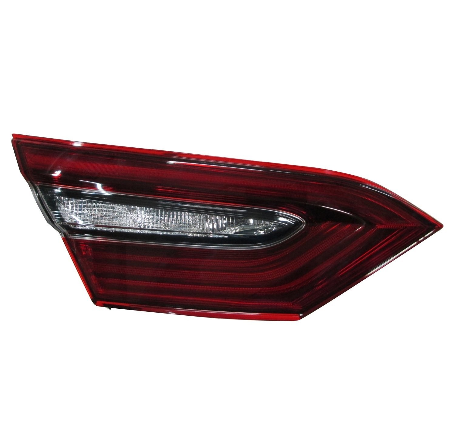 Left taillamp assembly inner new CAPA certified aftermarket Toyota Camry 2021-2024