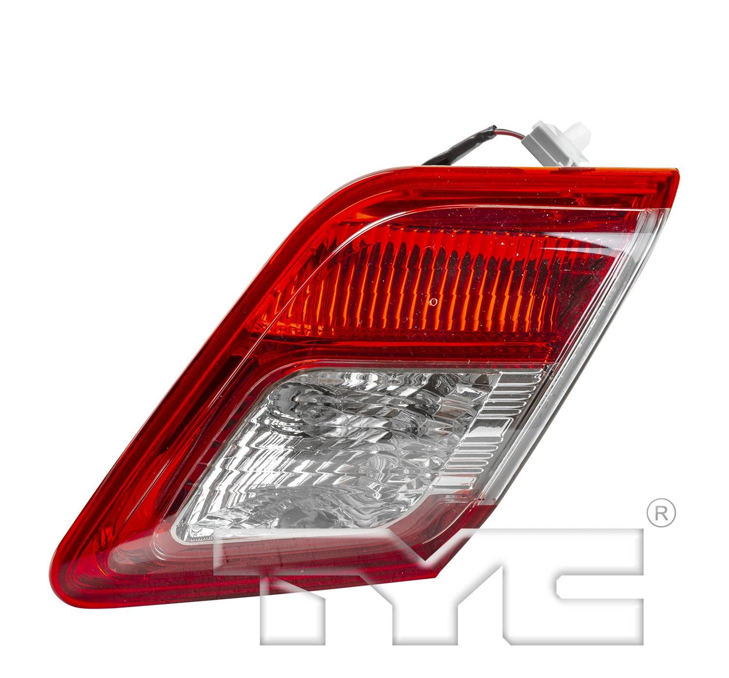 Right taillamp assembly inner new CAPA certified aftermarket Toyota Camry 2010-2011