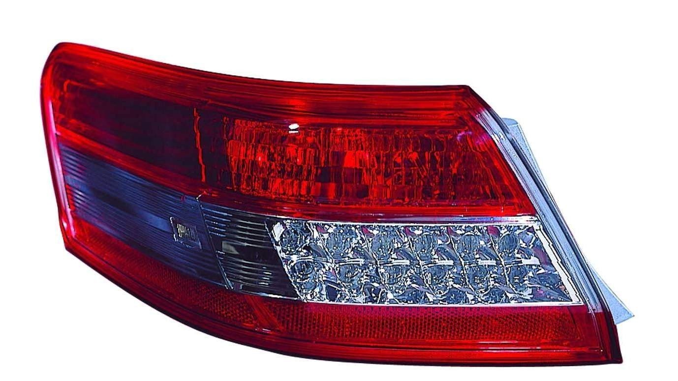 Left taillamp assembly outer new aftermarket replacement Toyota Camry 2010-2011