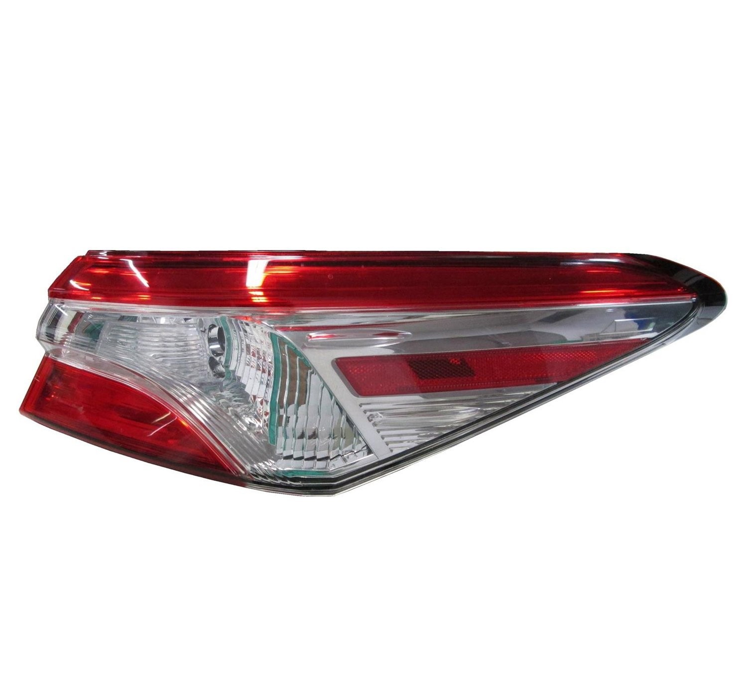 Right taillamp assembly outer new CAPA certified aftermarket Toyota Camry 2018-2019