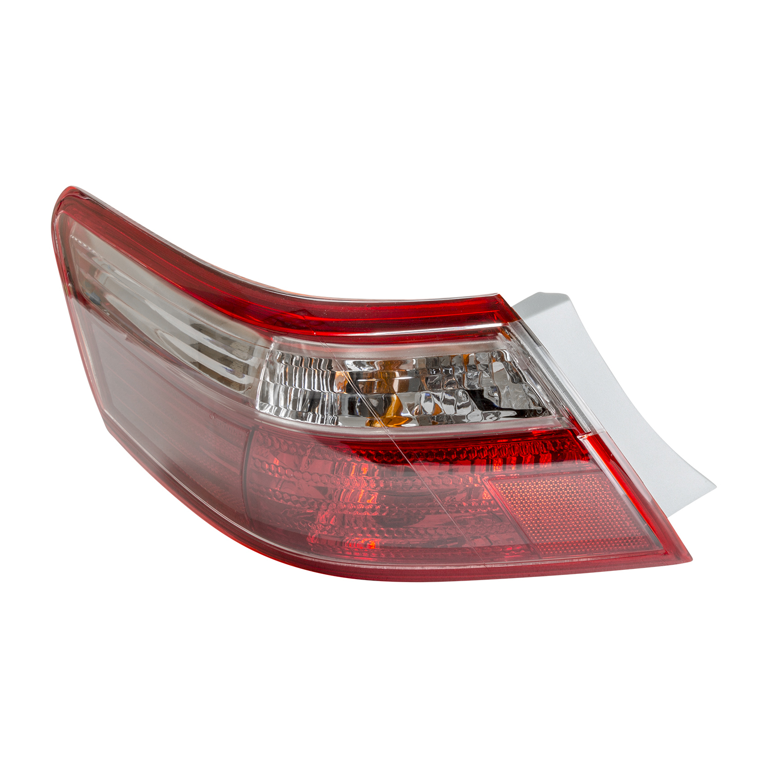Left taillamp lens/housing new CAPA certified aftermarket Toyota Camry 2007-2009