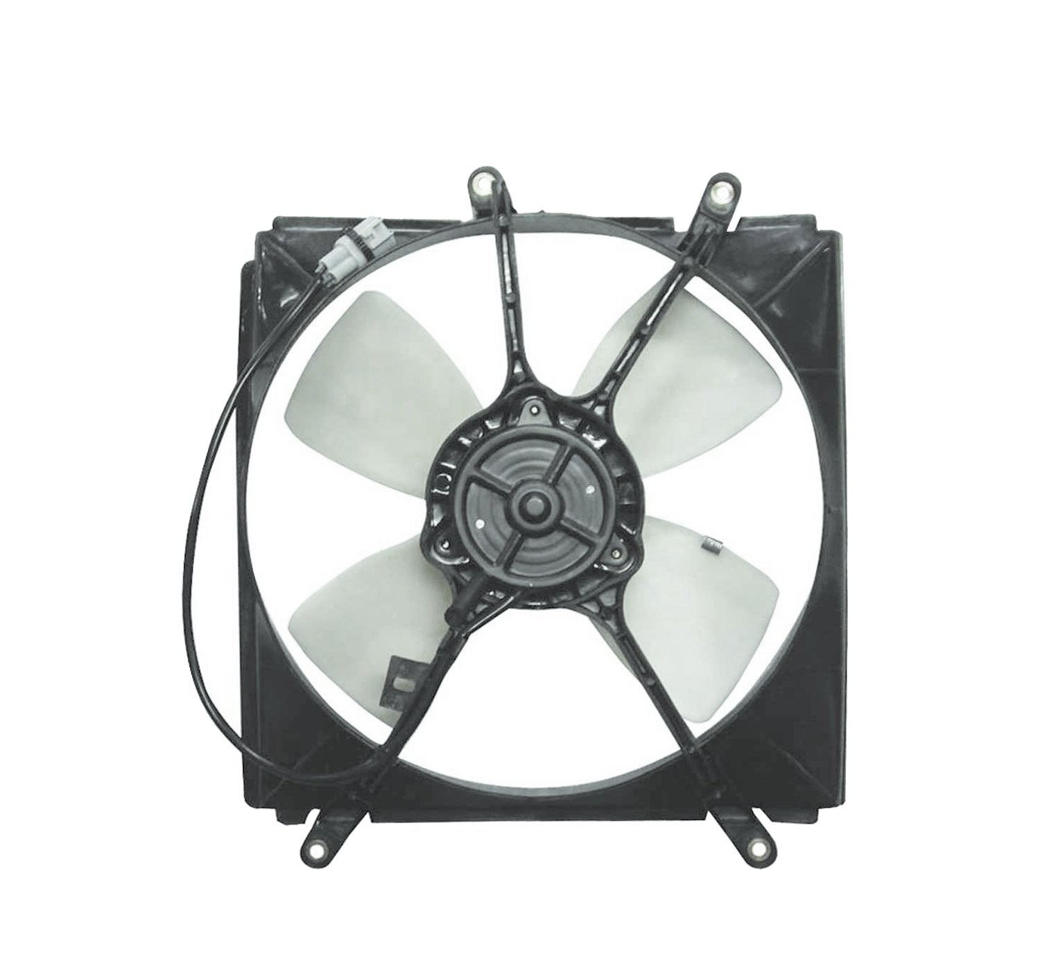 Radiator fan shroud new aftermarket replacement Toyota RAV4 1999-2000