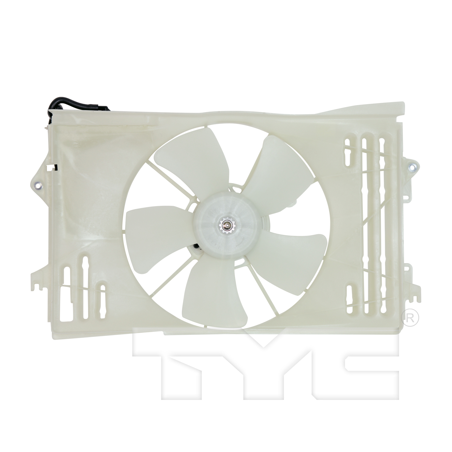 Radiator fan shroud new aftermarket replacement Toyota Corolla 2003-2008