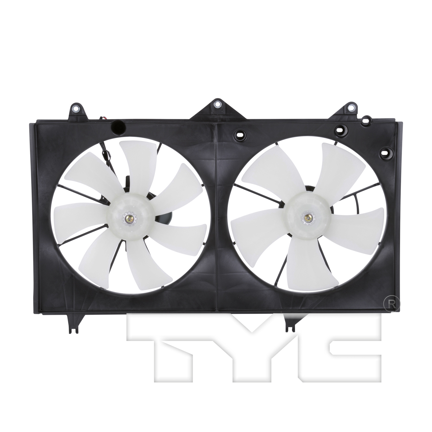 Radiator cooling fan assembly new aftermarket replacement Toyota Camry 2002-2006