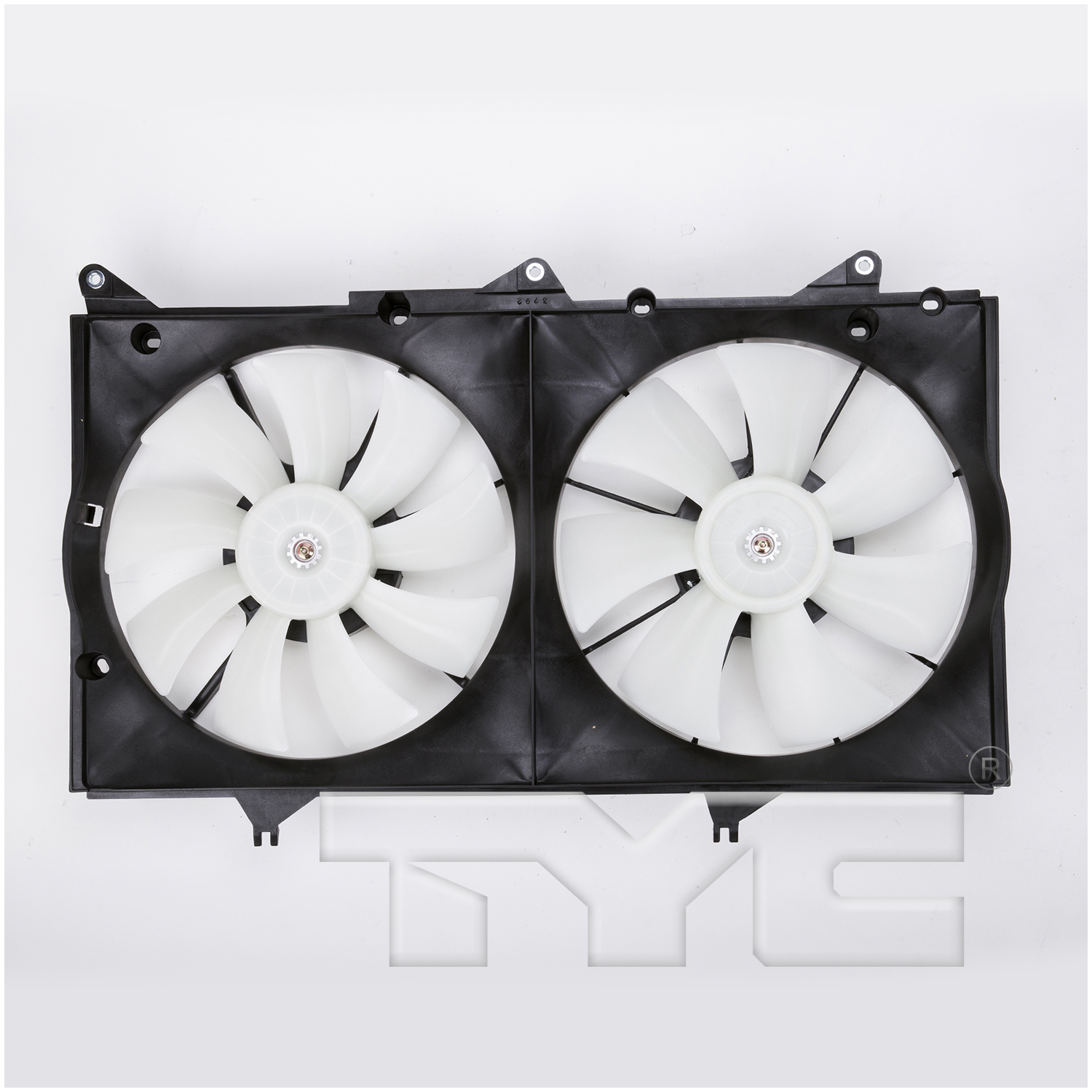 Radiator cooling fan assembly new aftermarket replacement Toyota Camry 2002-2006