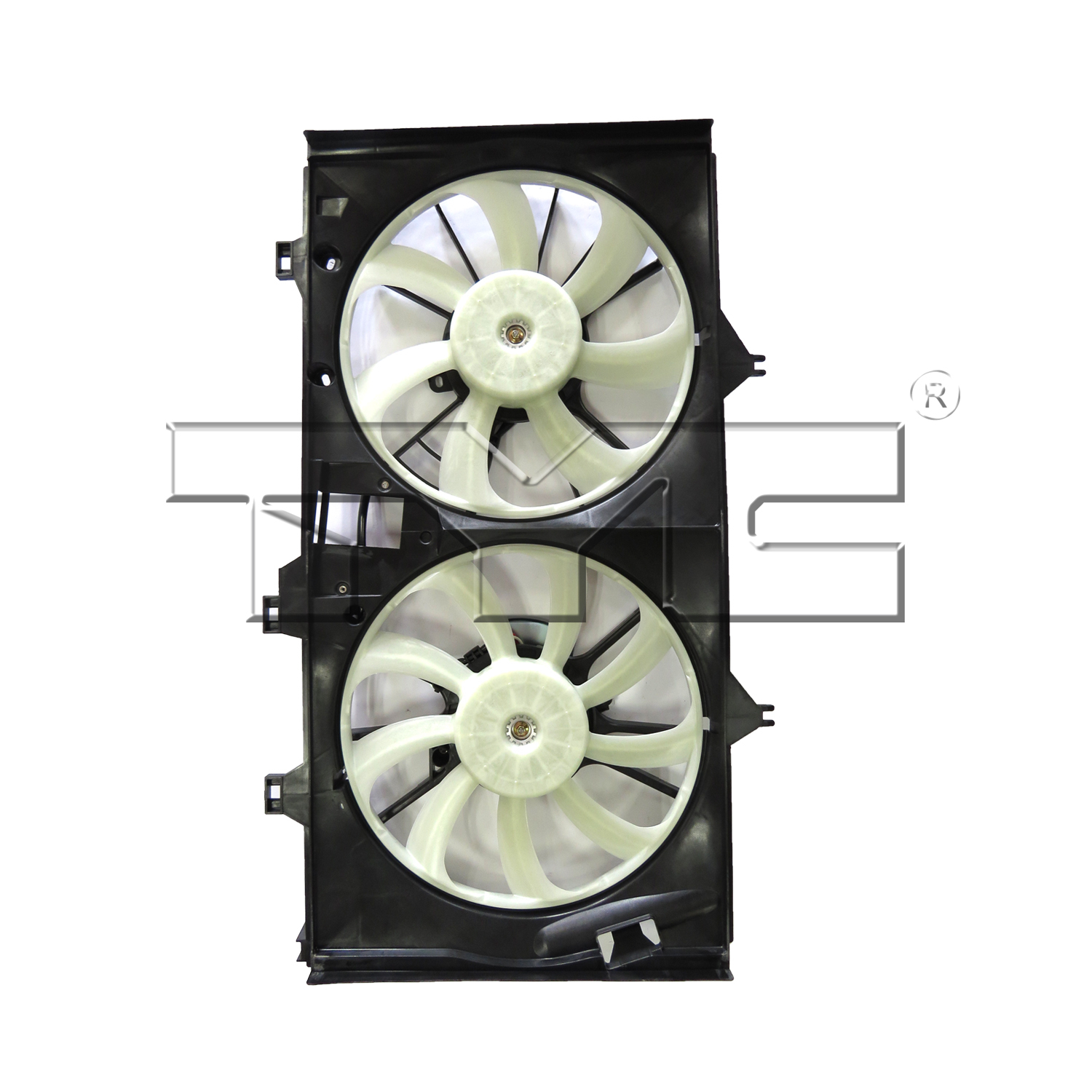 Radiator cooling fan assembly new aftermarket replacement Toyota Camry 2012-2016