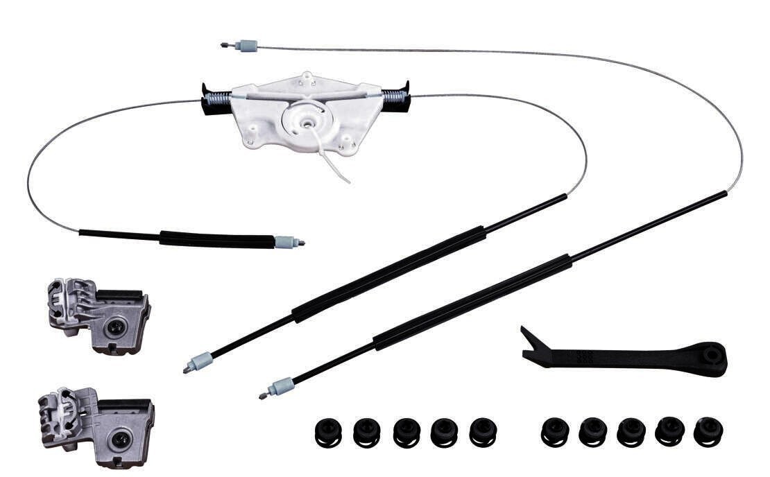 Left front door glass regulator new aftermarket replacement Volkswagen Golf 1999-2005