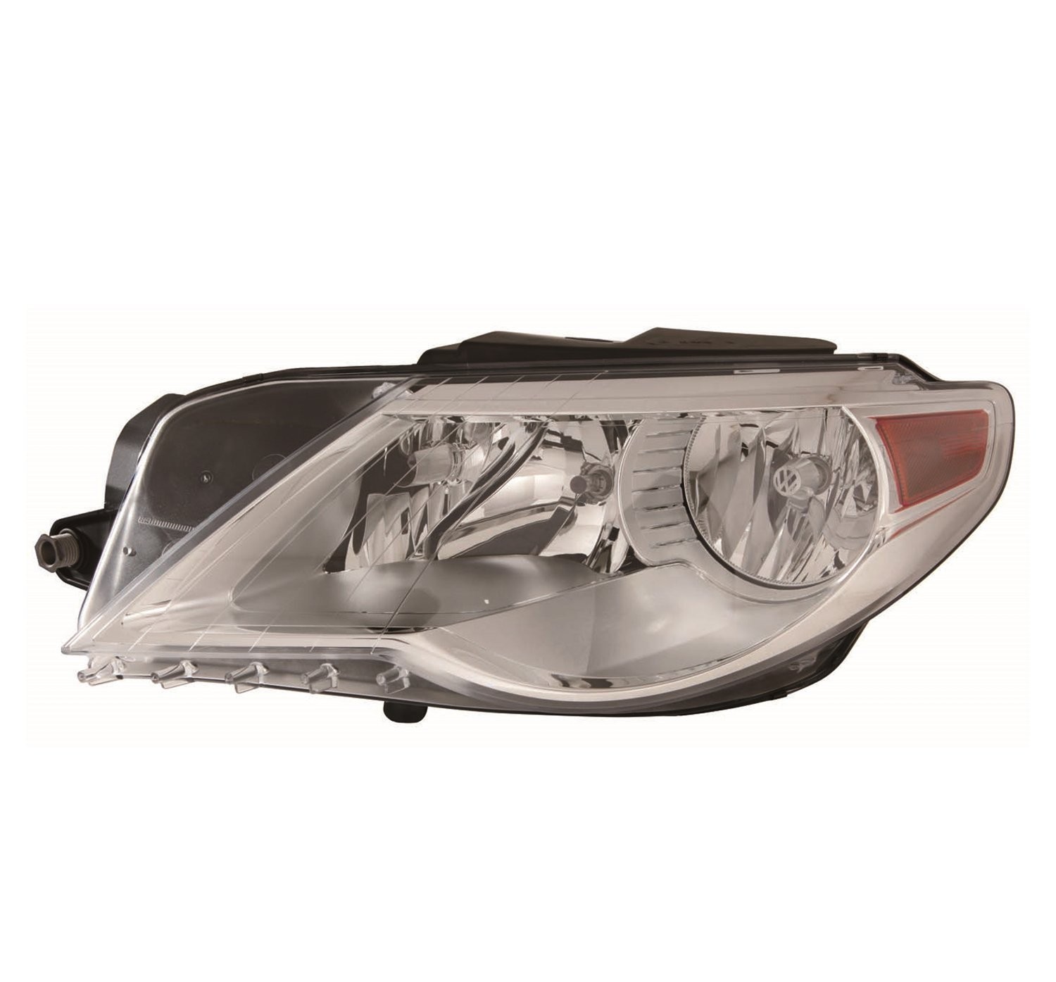 Left headlamp assembly composite new aftermarket replacement Volkswagen CC 2009-2012