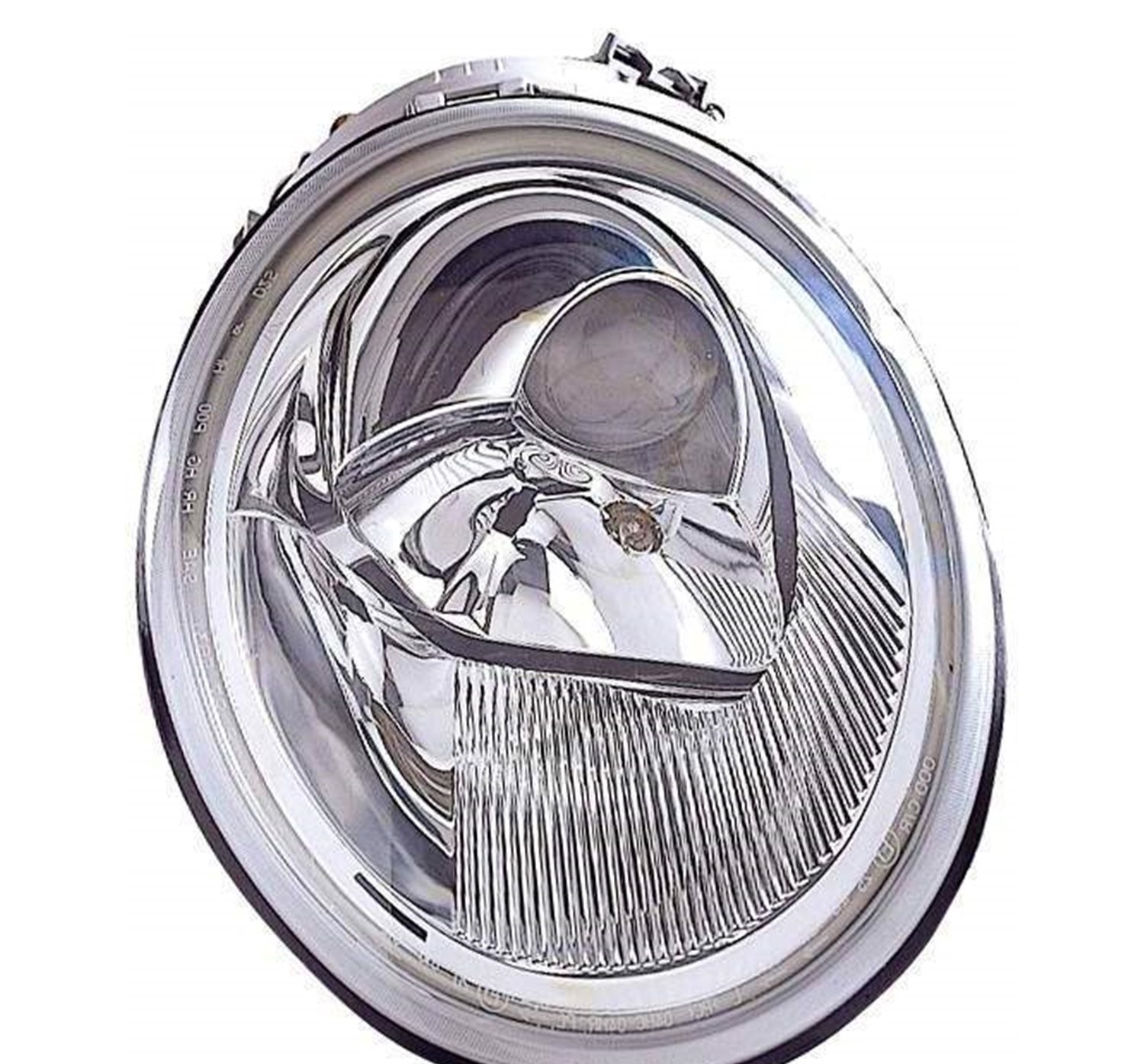 Right headlamp assembly composite new aftermarket replacement Volkswagen Beetle 2002-2005