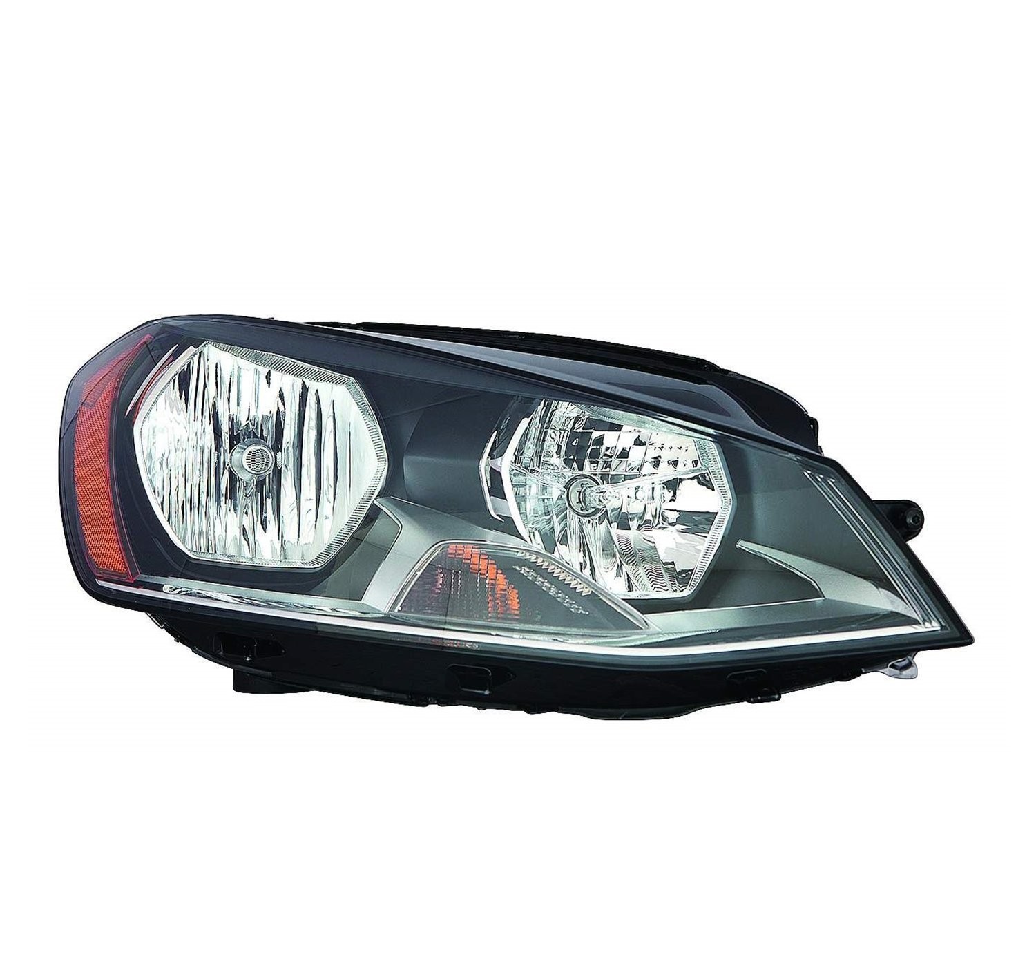 Right headlamp assembly composite new aftermarket replacement Volkswagen E-Golf 2015-2020