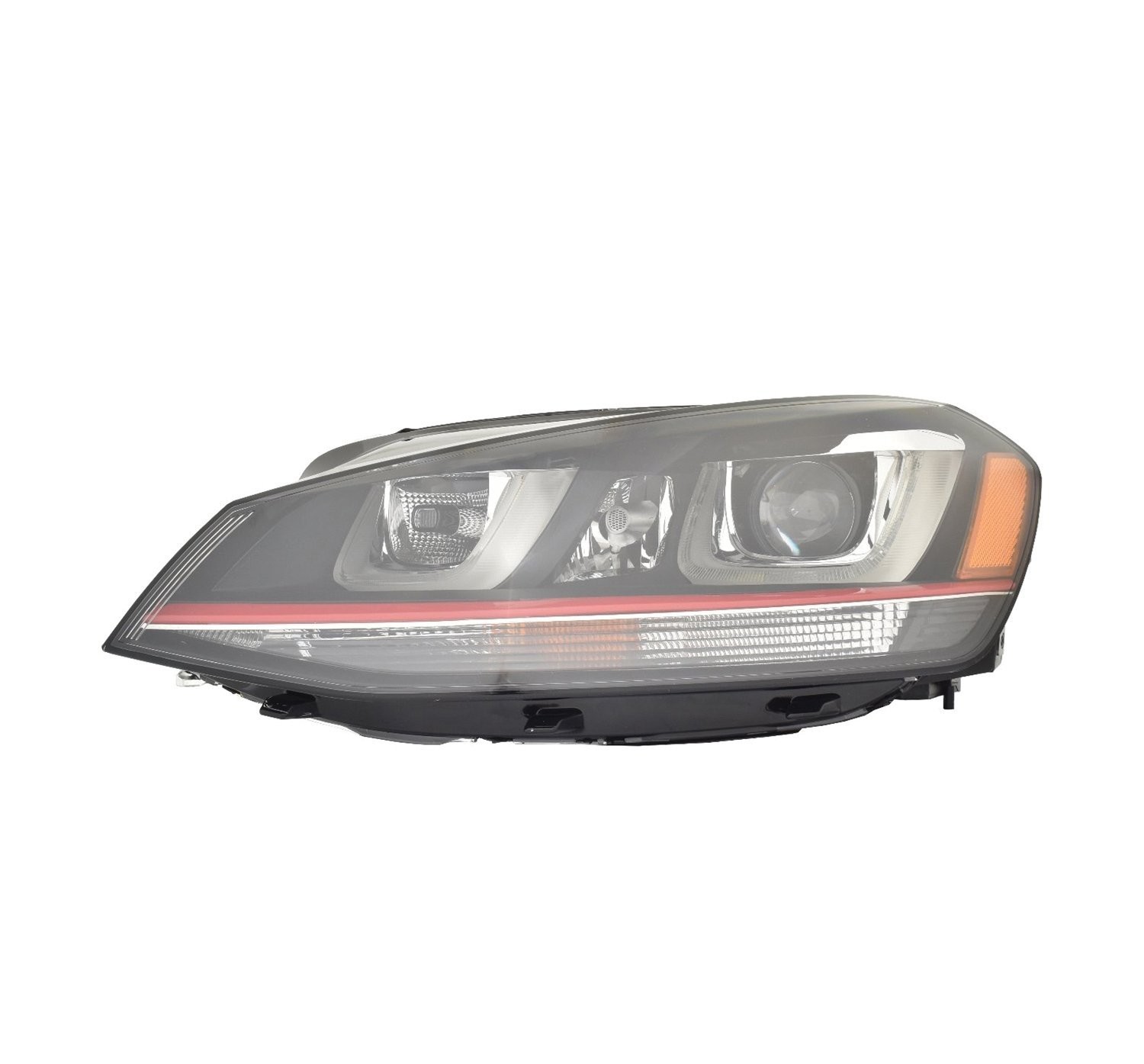 Left headlamp lens/housing used genuine OEM Volkswagen GTI 2015-2016