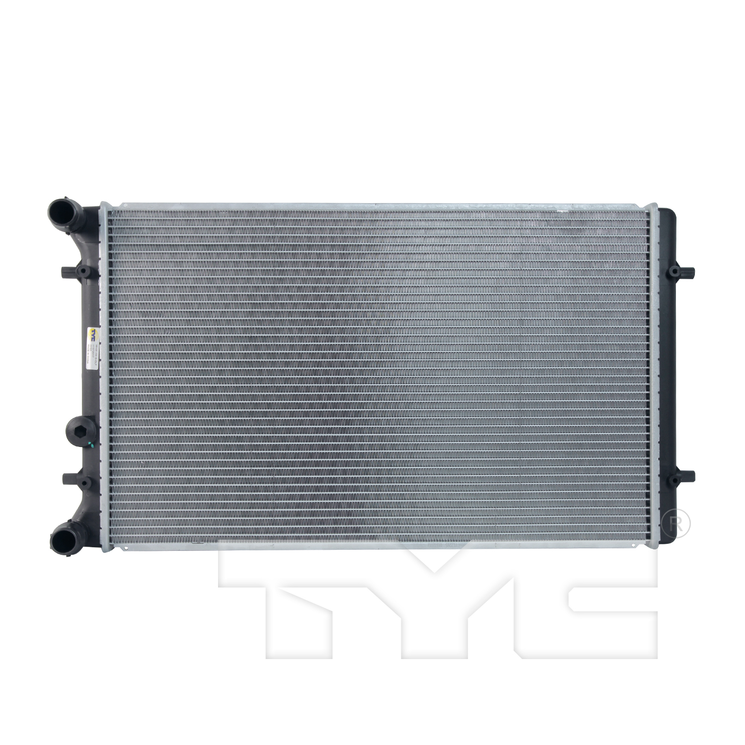 Radiator assembly new aftermarket replacement Volkswagen Golf 1999-2006